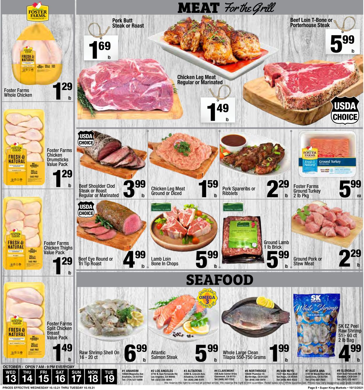 Super King Market Ad from 10/13/2021