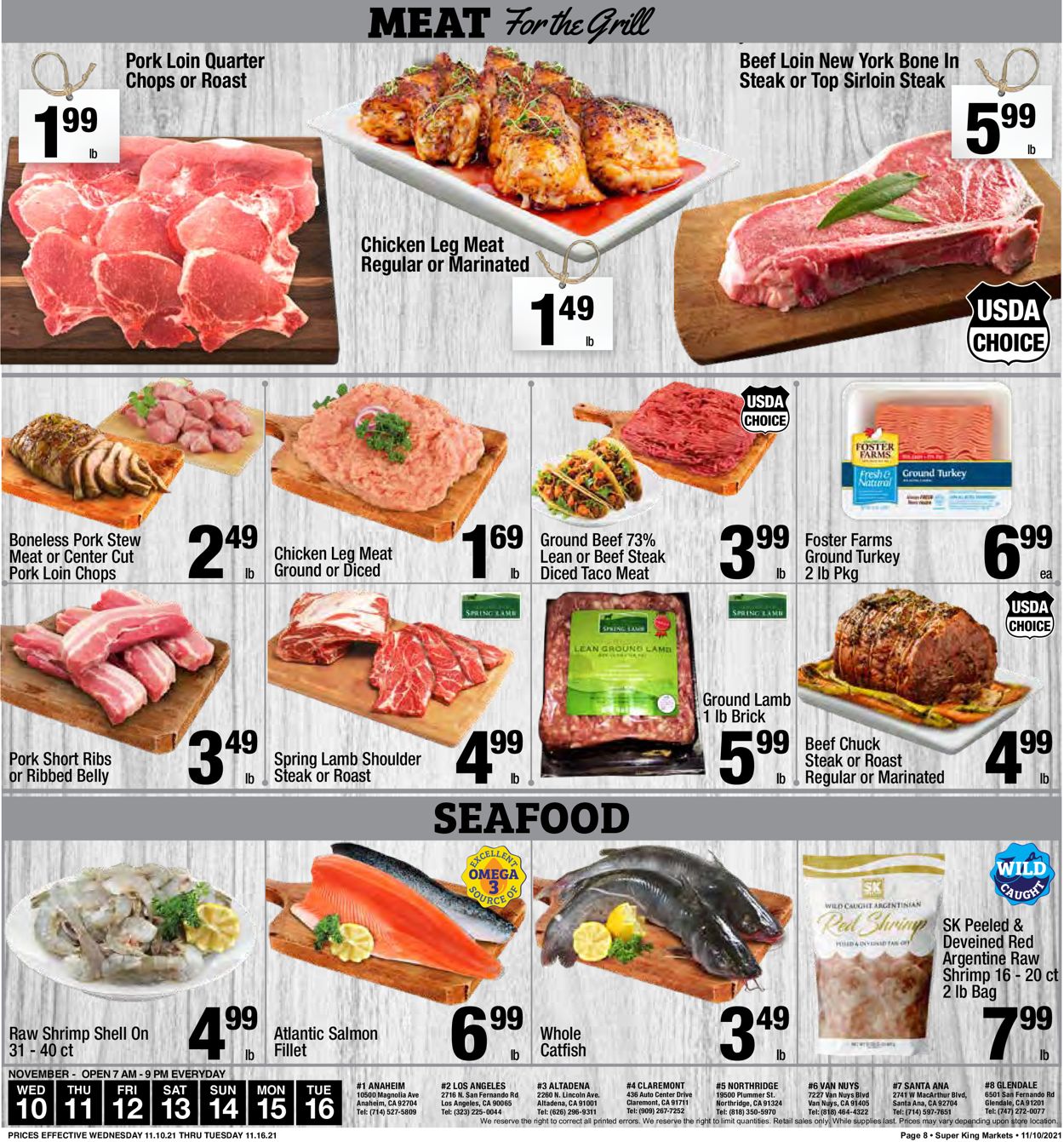 Super King Market Ad from 11/10/2021