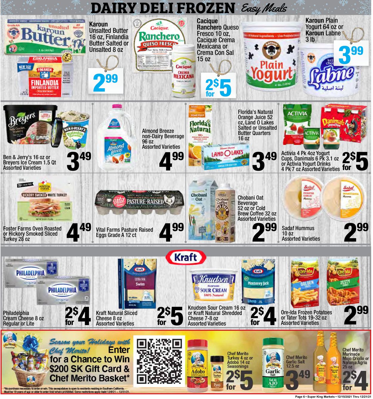 Super King Market Ad from 12/15/2021