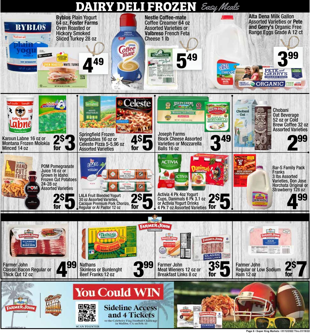 Super King Market Ad from 01/12/2022