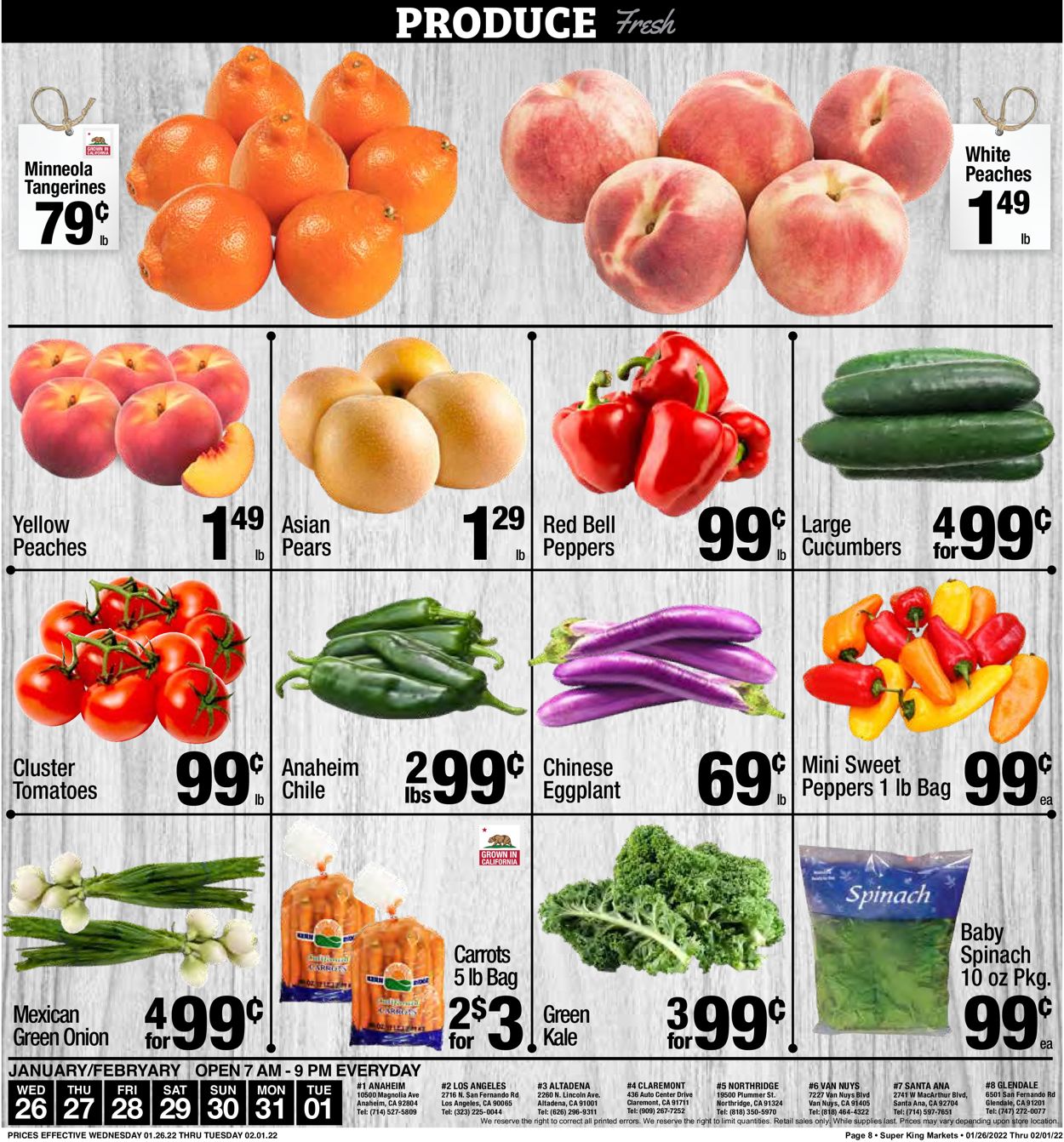 Super King Market Ad from 01/26/2022