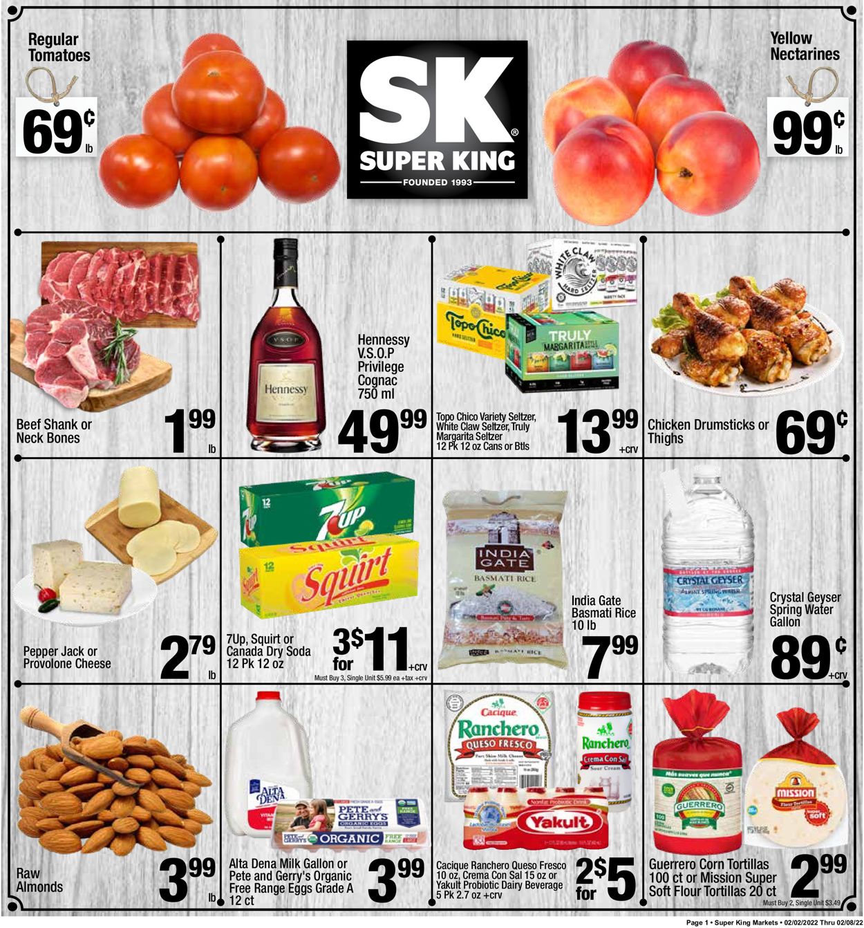 Super King Market Ad from 02/02/2022