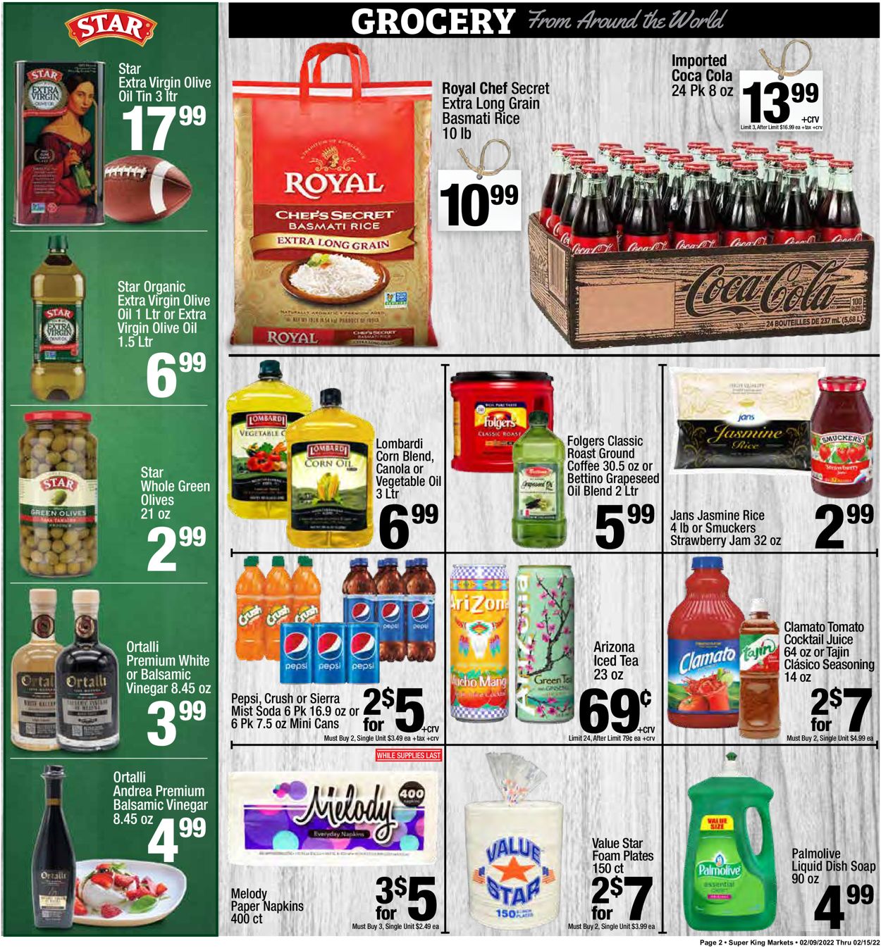Super King Market Ad from 02/09/2022