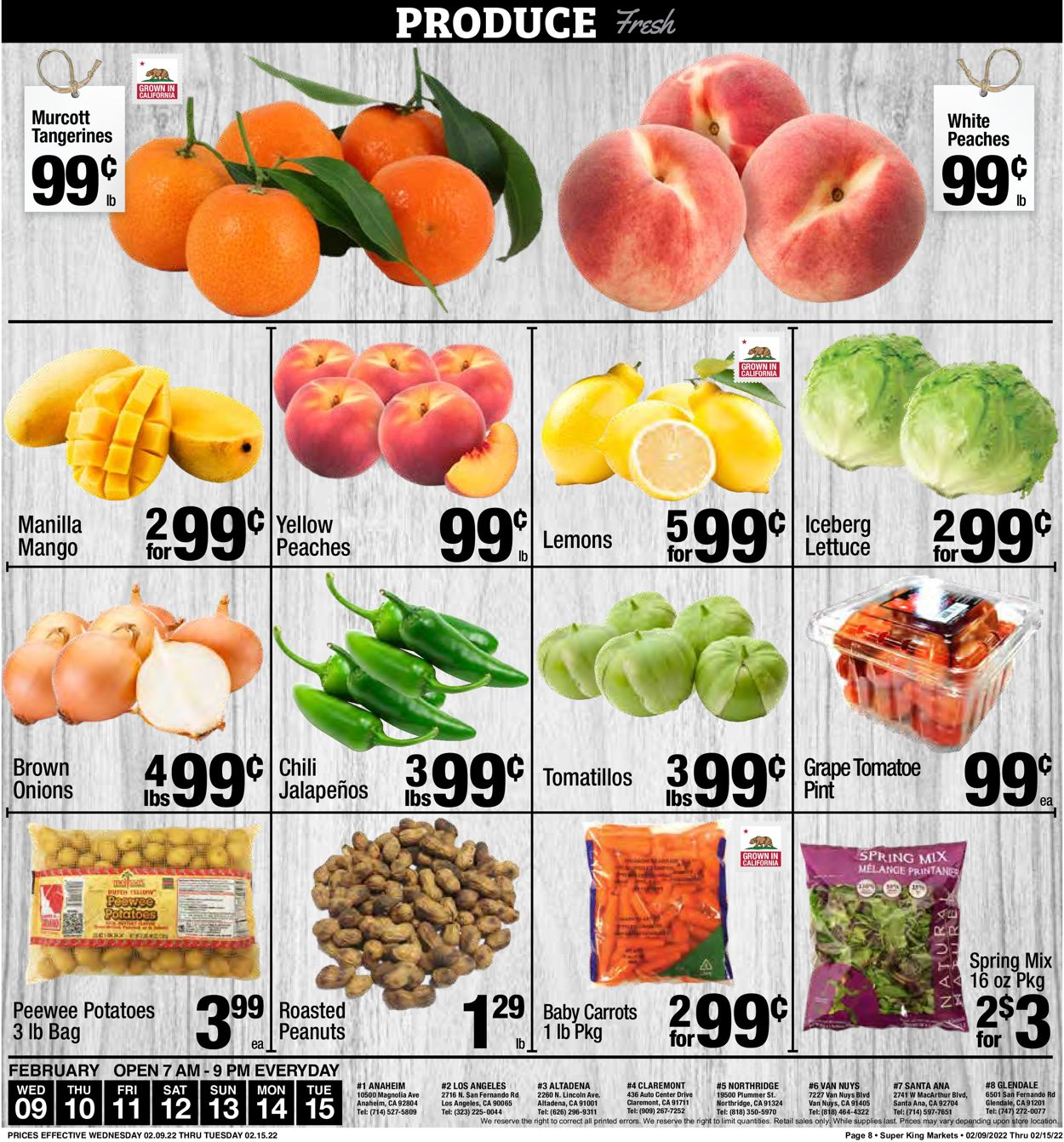 Super King Market Ad from 02/09/2022