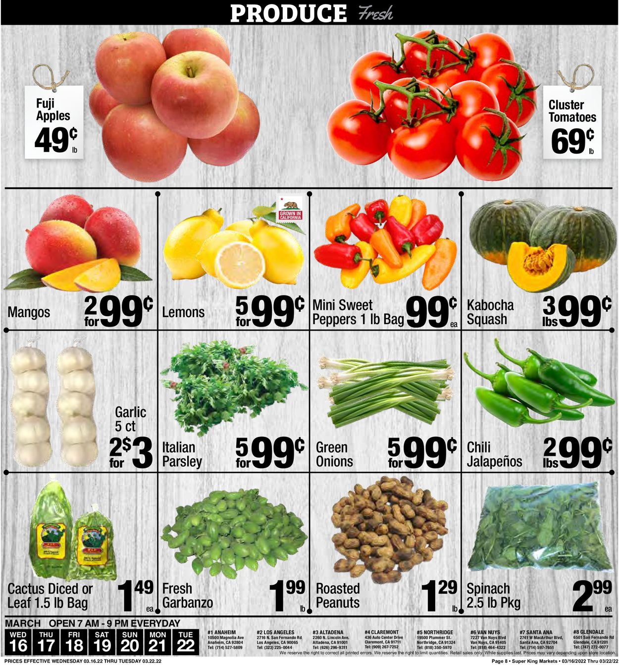 Super King Market Ad from 03/16/2022