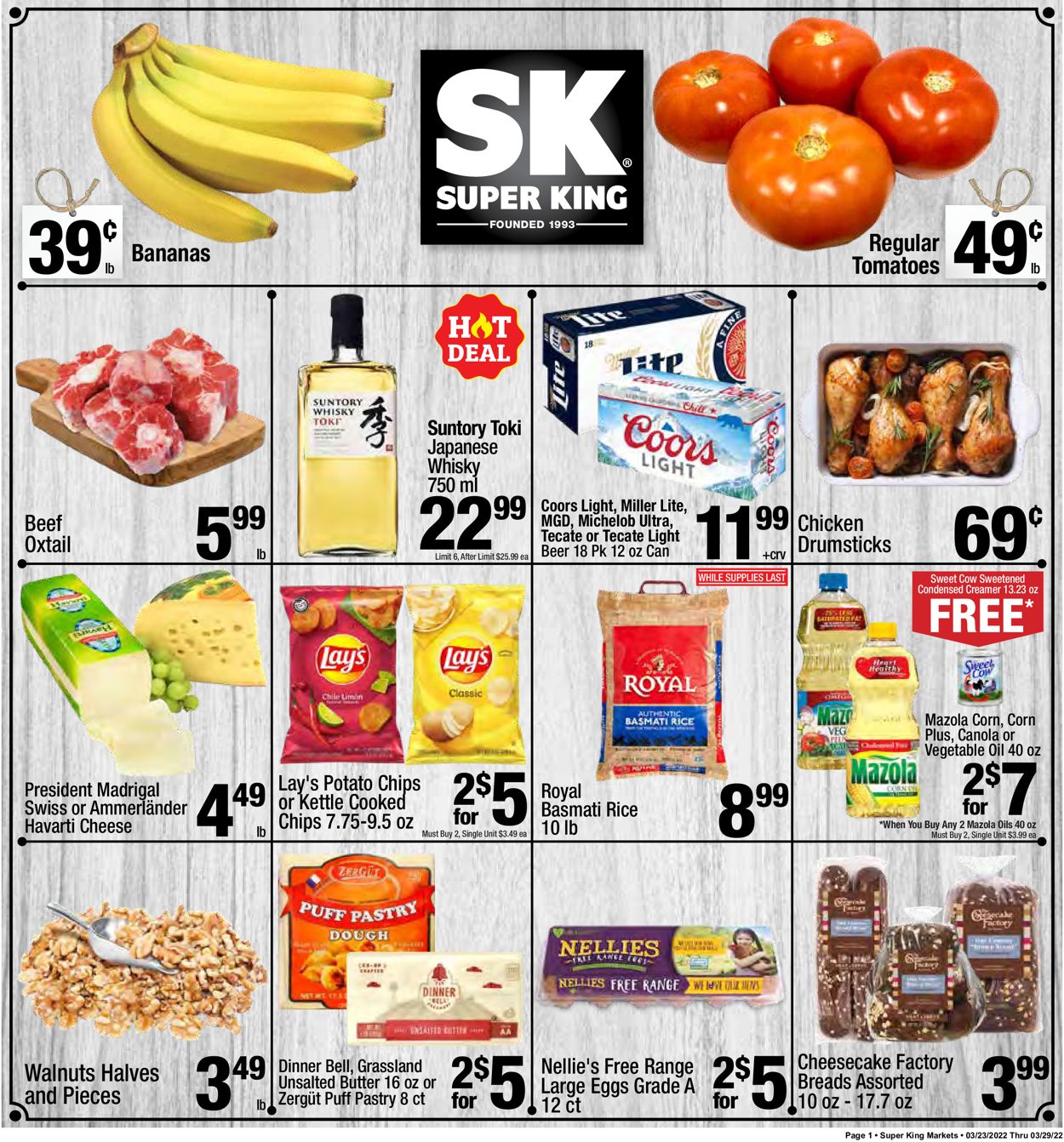 Super King Market Ad from 03/23/2022