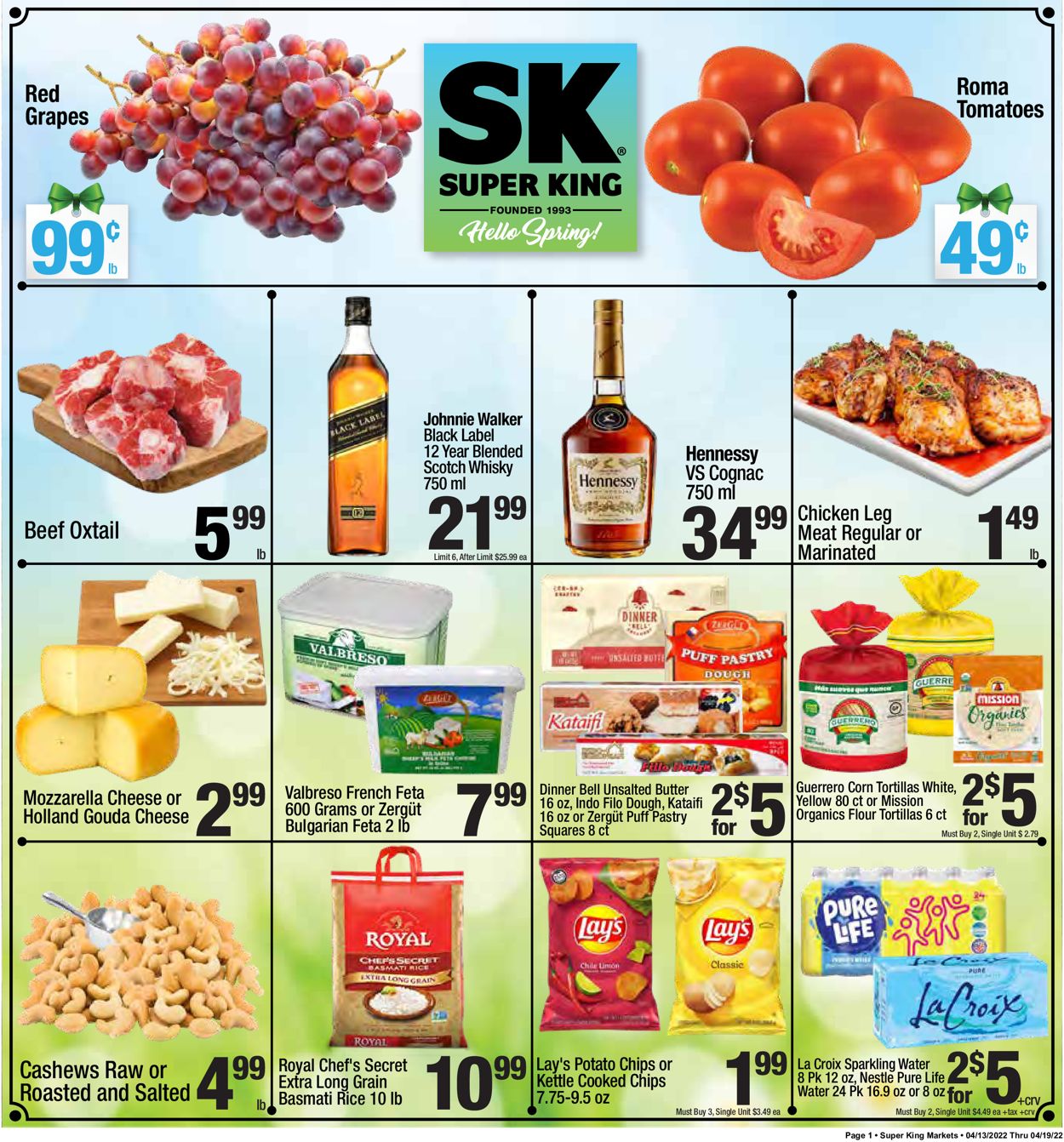 Super King Market Ad from 04/13/2022