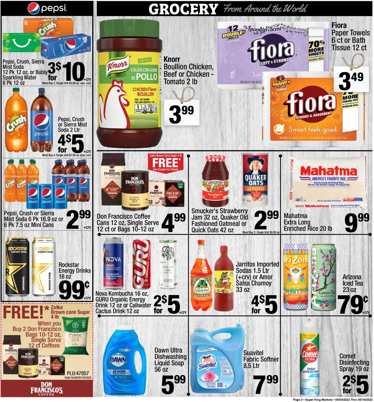 Super King Market Ad from 05/04/2022