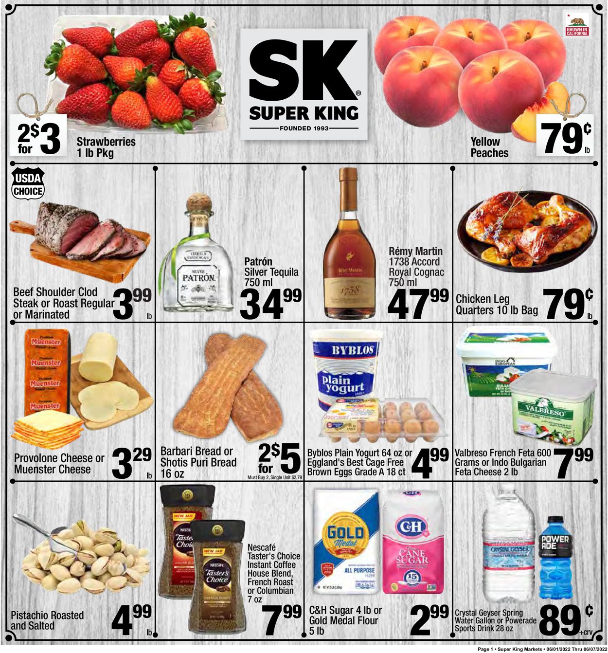 Super King Market Ad from 06/01/2022