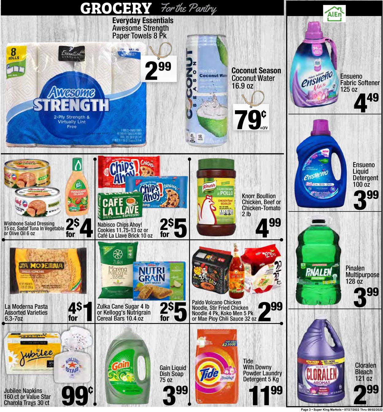 Super King Market Ad from 07/27/2022