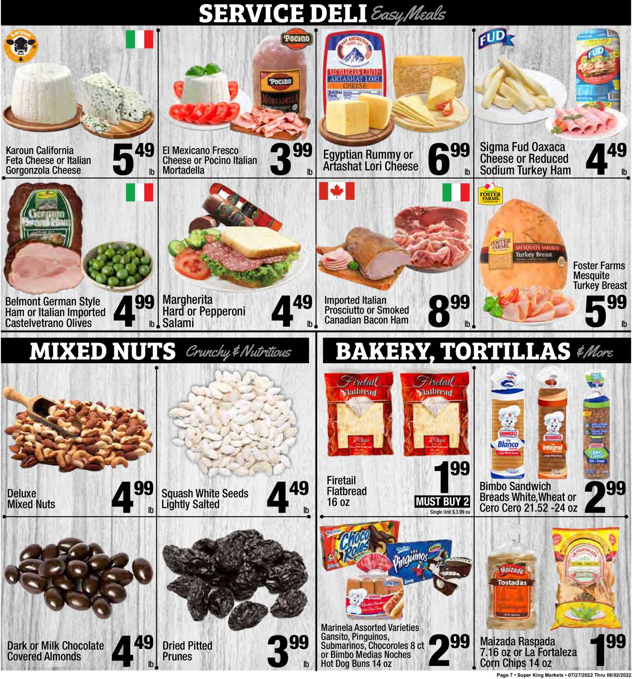 Super King Market Ad from 07/27/2022