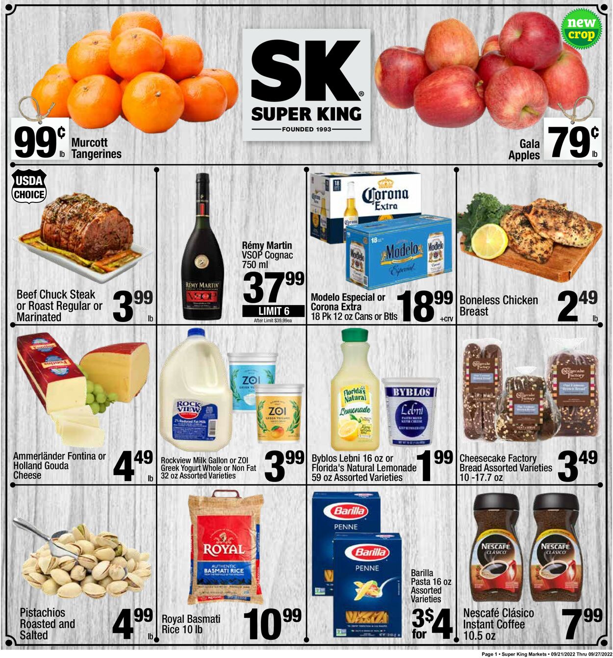 Super King Market Ad from 09/21/2022