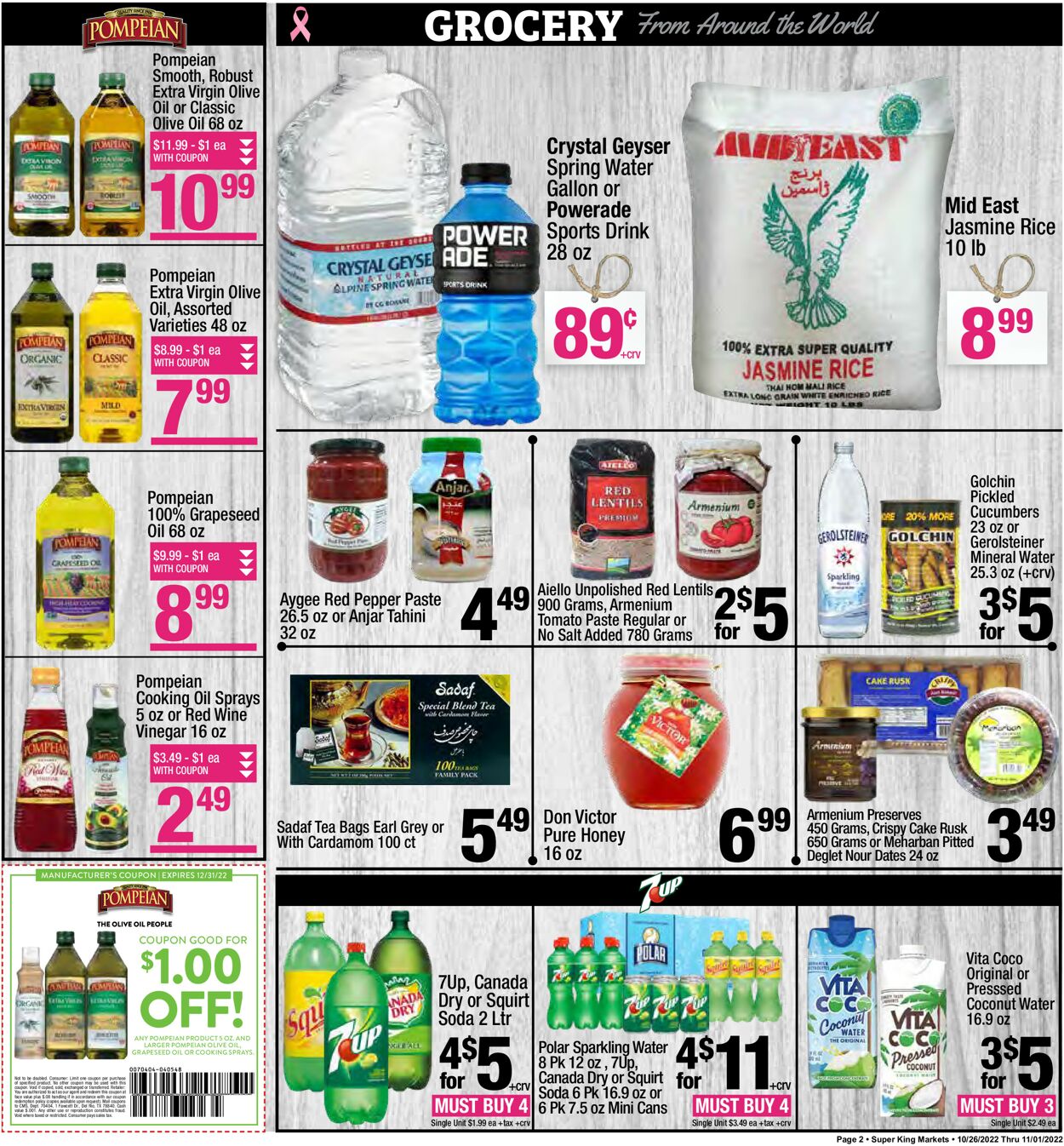 Super King Market Ad from 10/26/2022