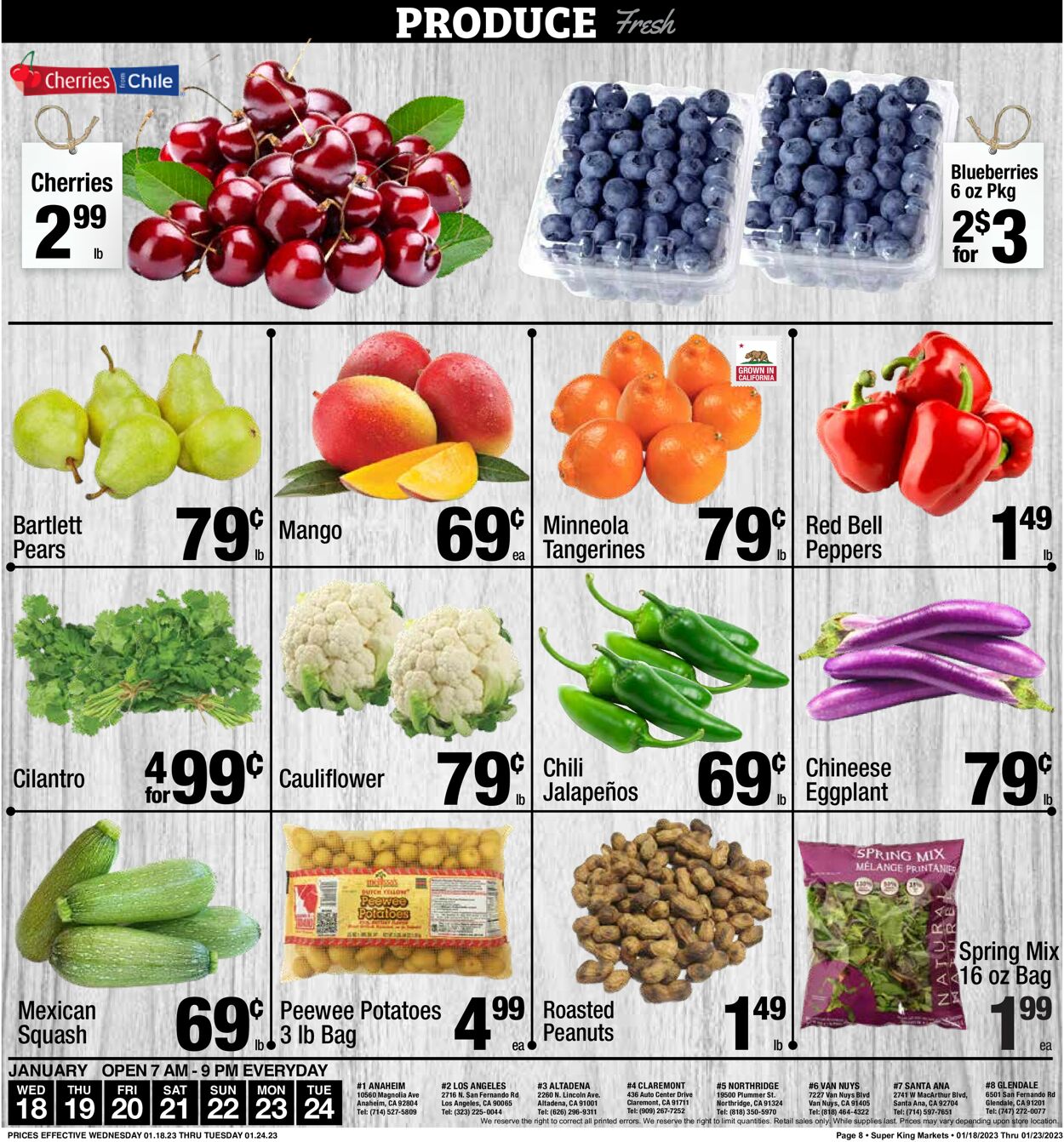 Super King Market Ad from 01/18/2023
