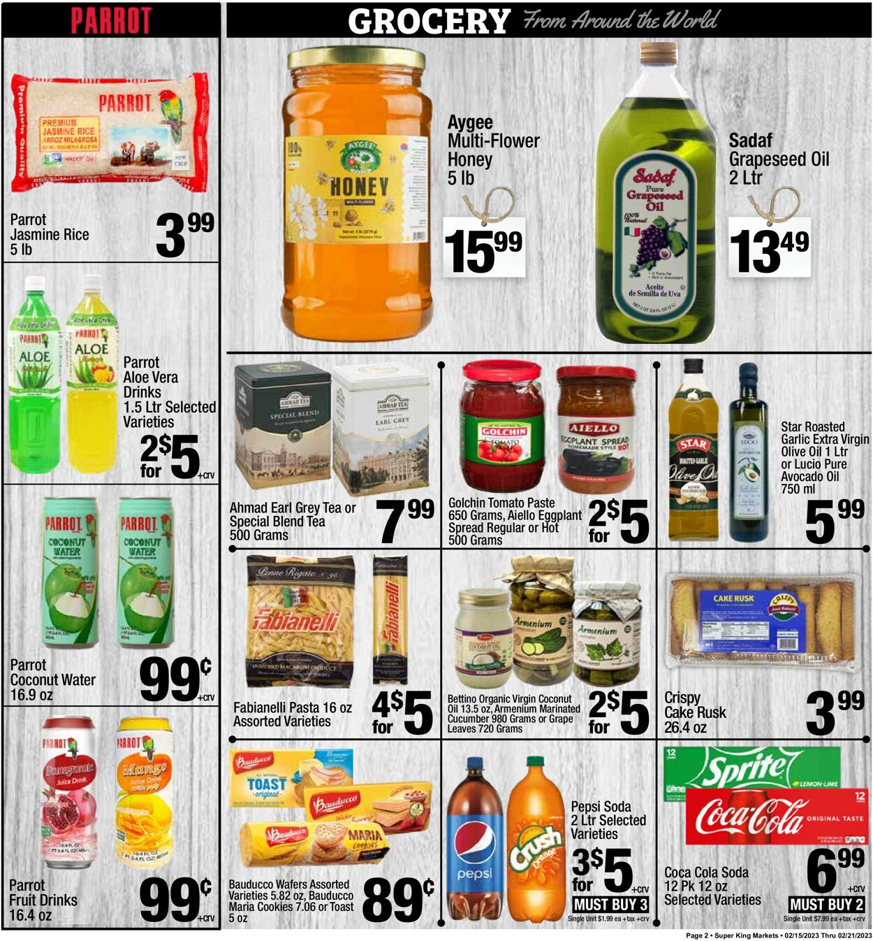 Super King Market Ad from 02/15/2023