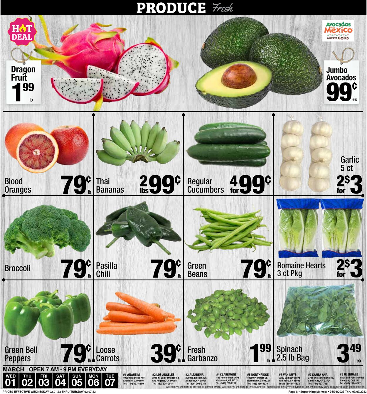 Super King Market Ad from 03/01/2023