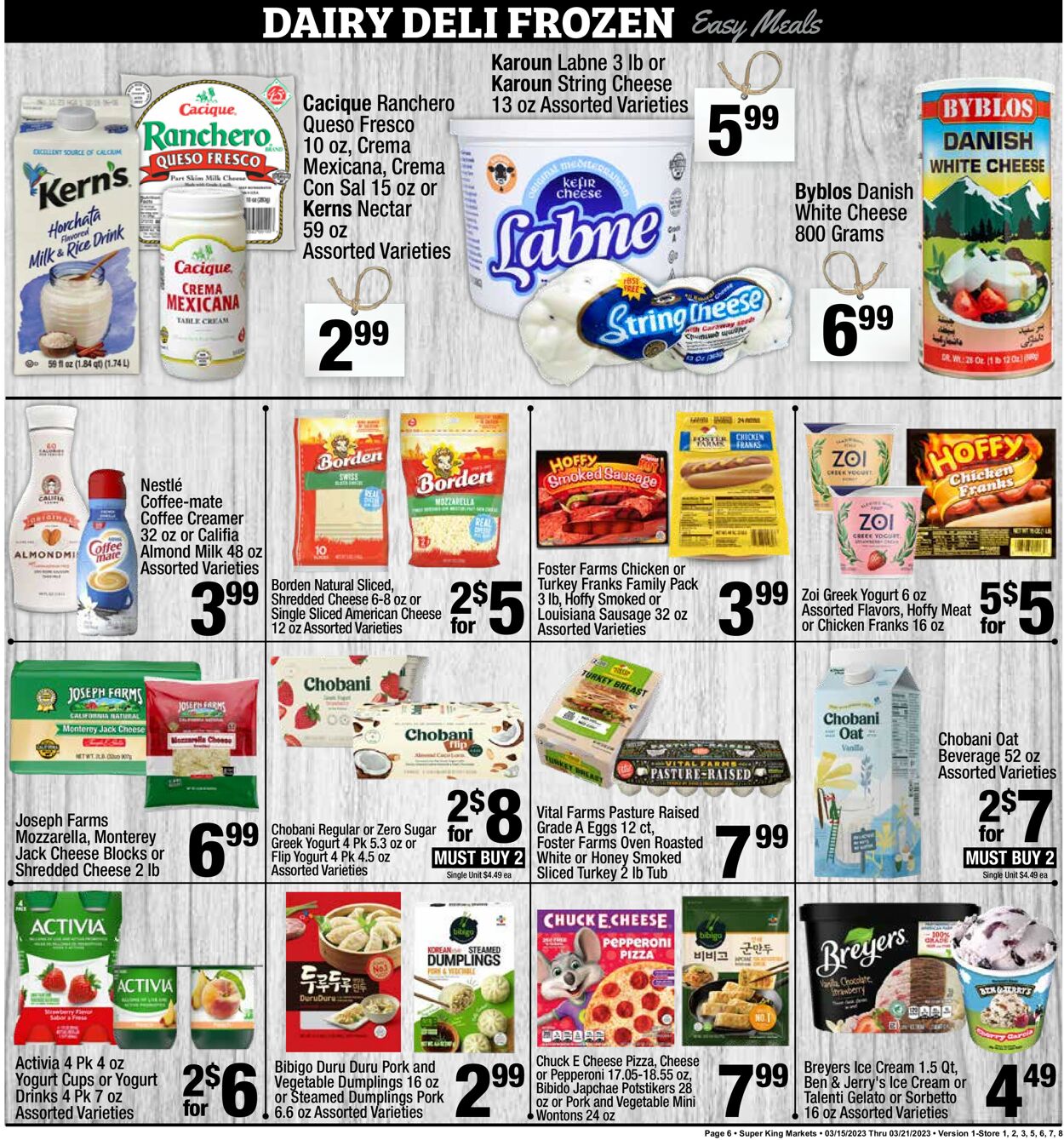 Super King Market Ad from 03/15/2023