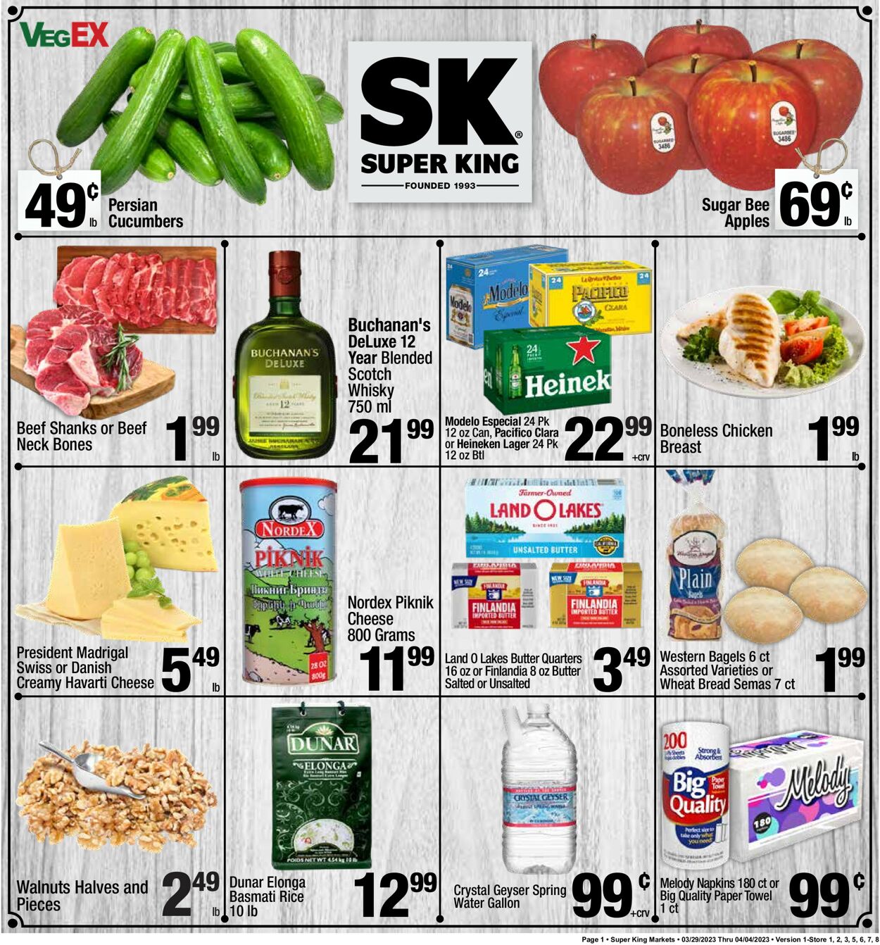 Super King Market Ad from 03/29/2023