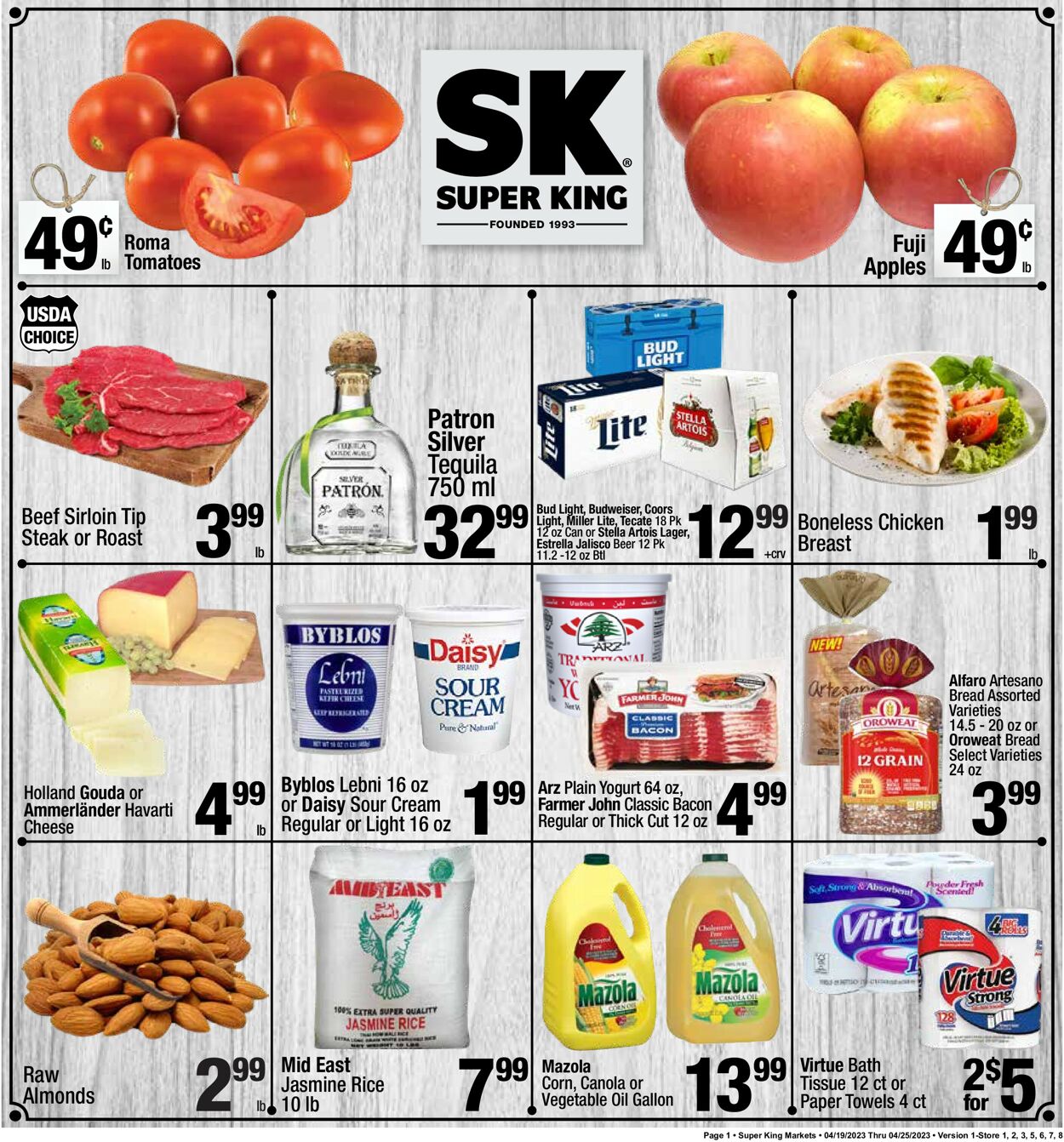 Super King Market Ad from 04/19/2023