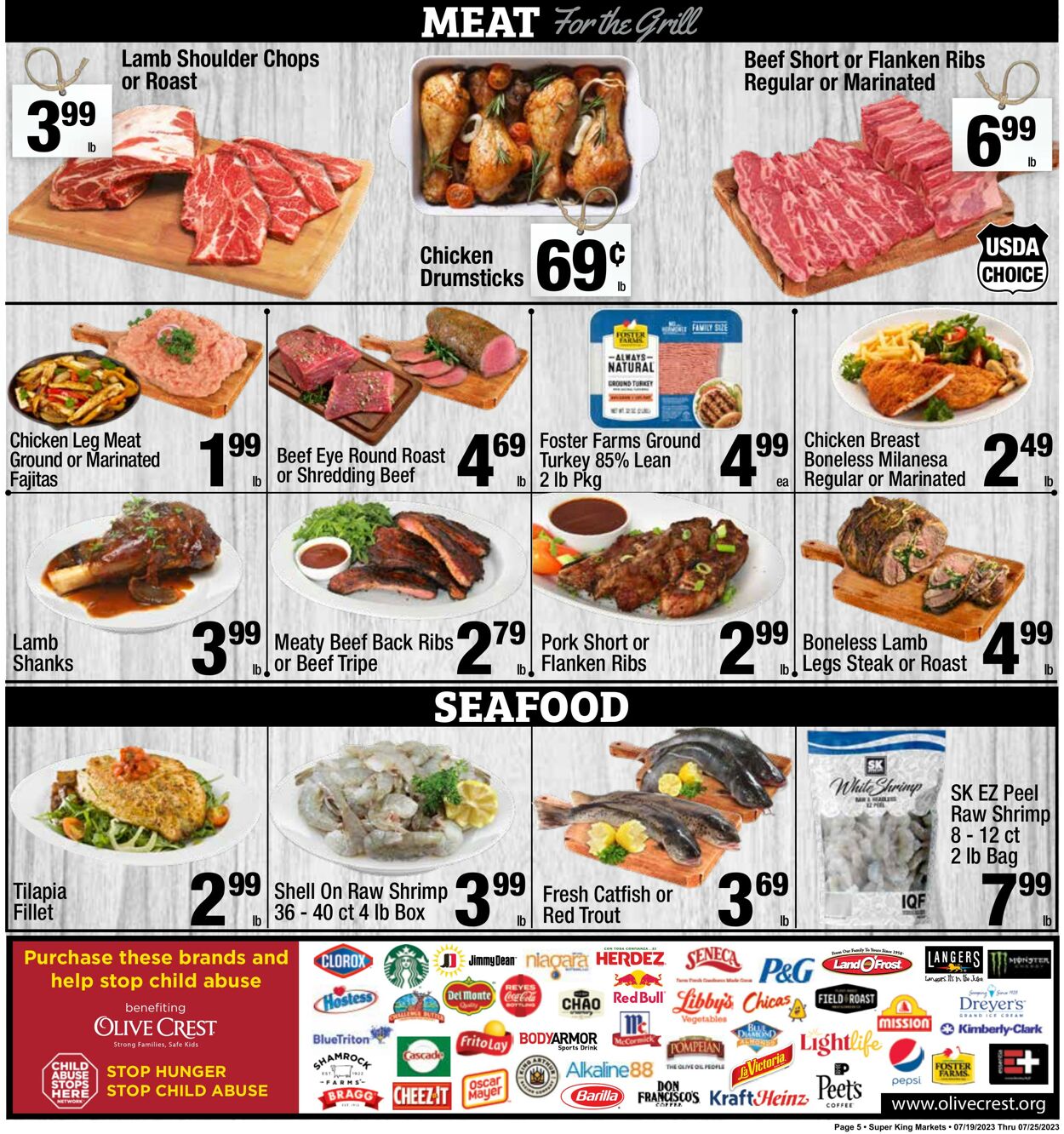 Super King Market Ad from 07/19/2023