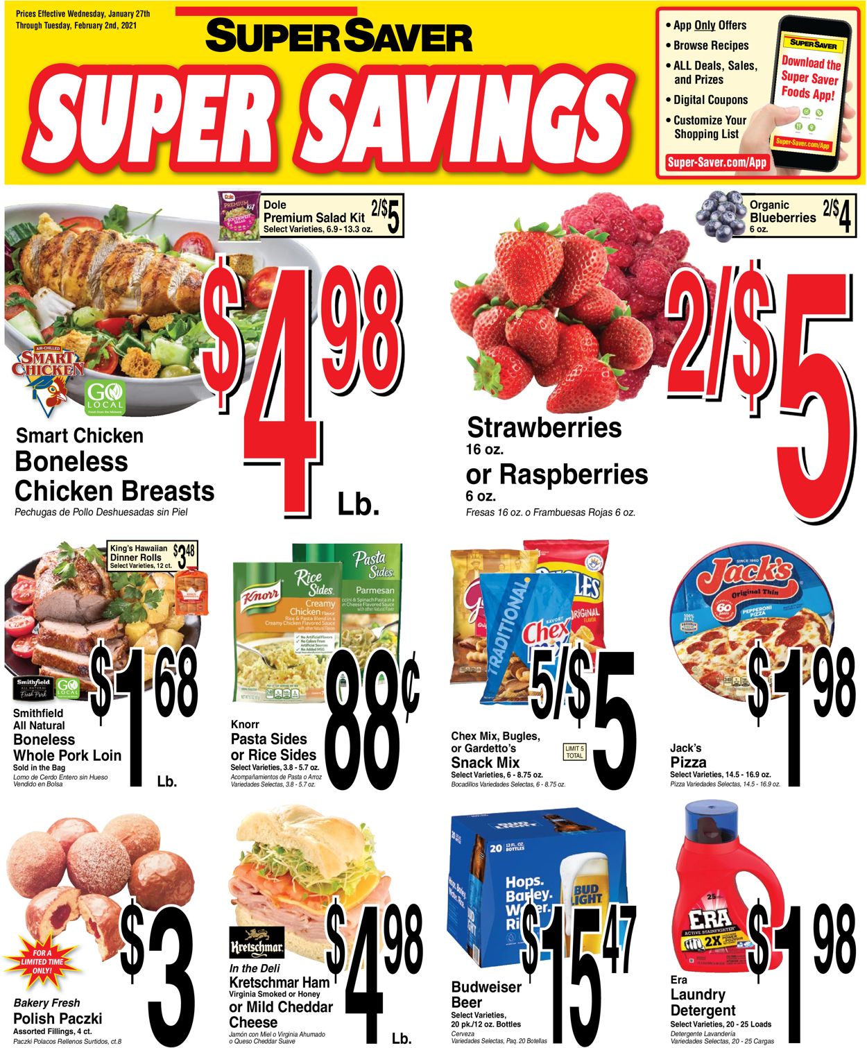 Super Saver Ad from 01/27/2021