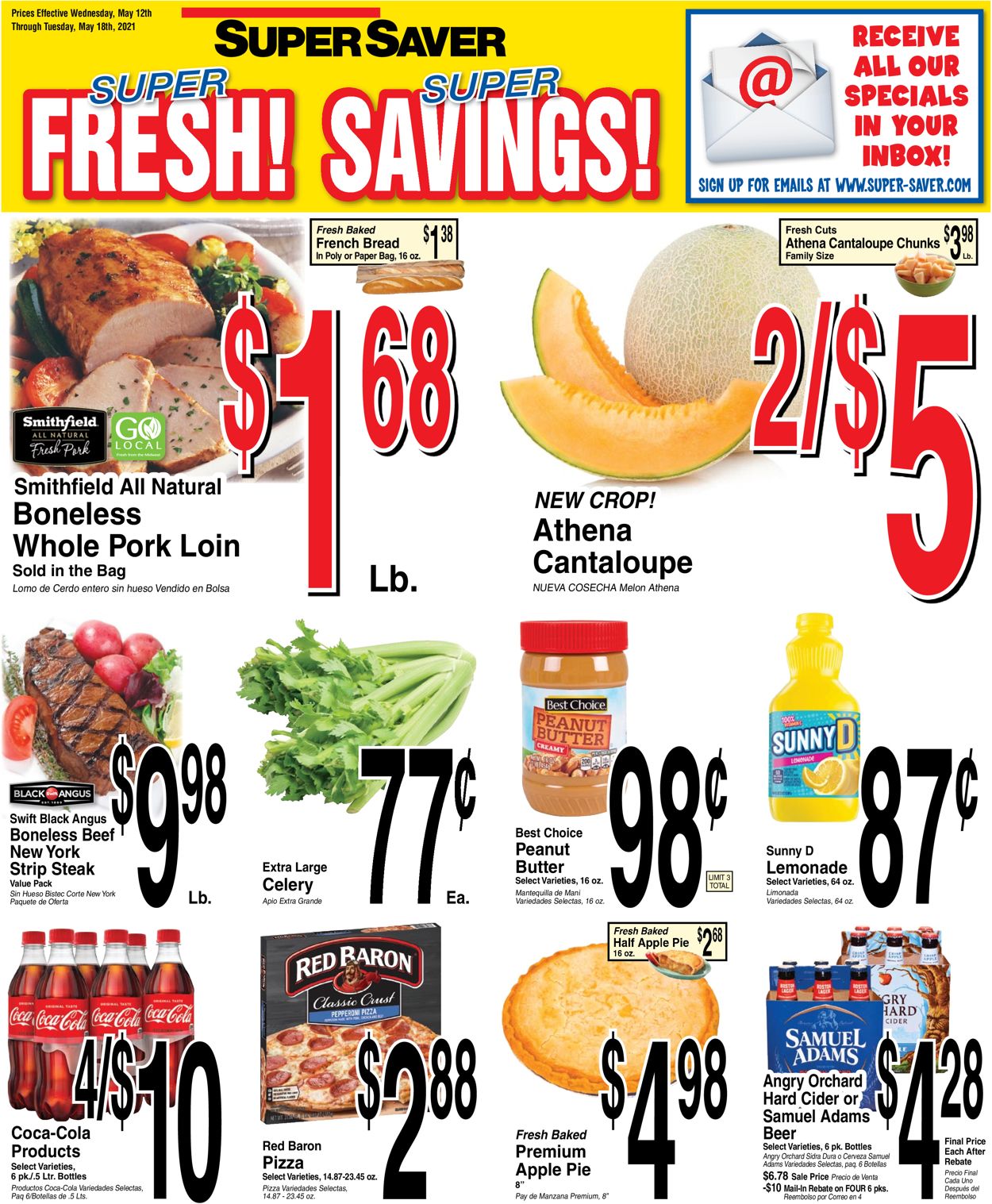 Super Saver Ad from 05/12/2021
