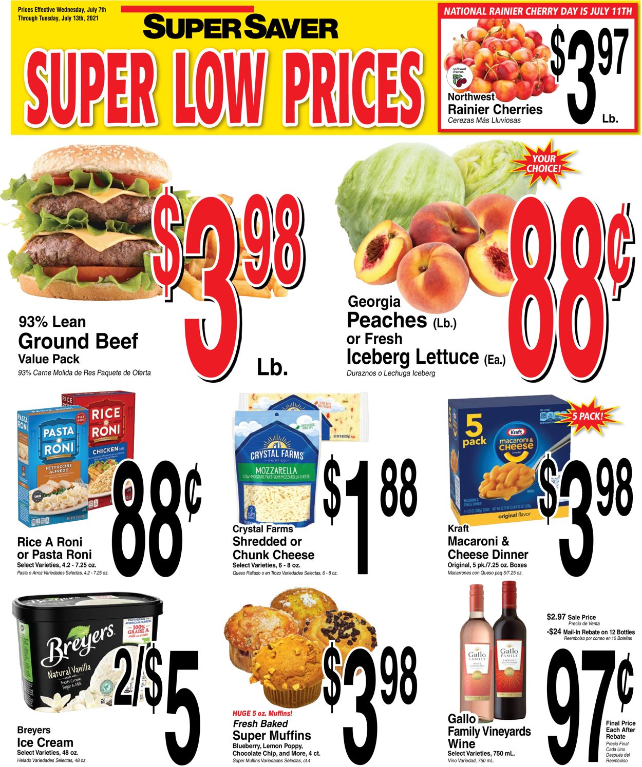 Super Saver Ad from 07/07/2021