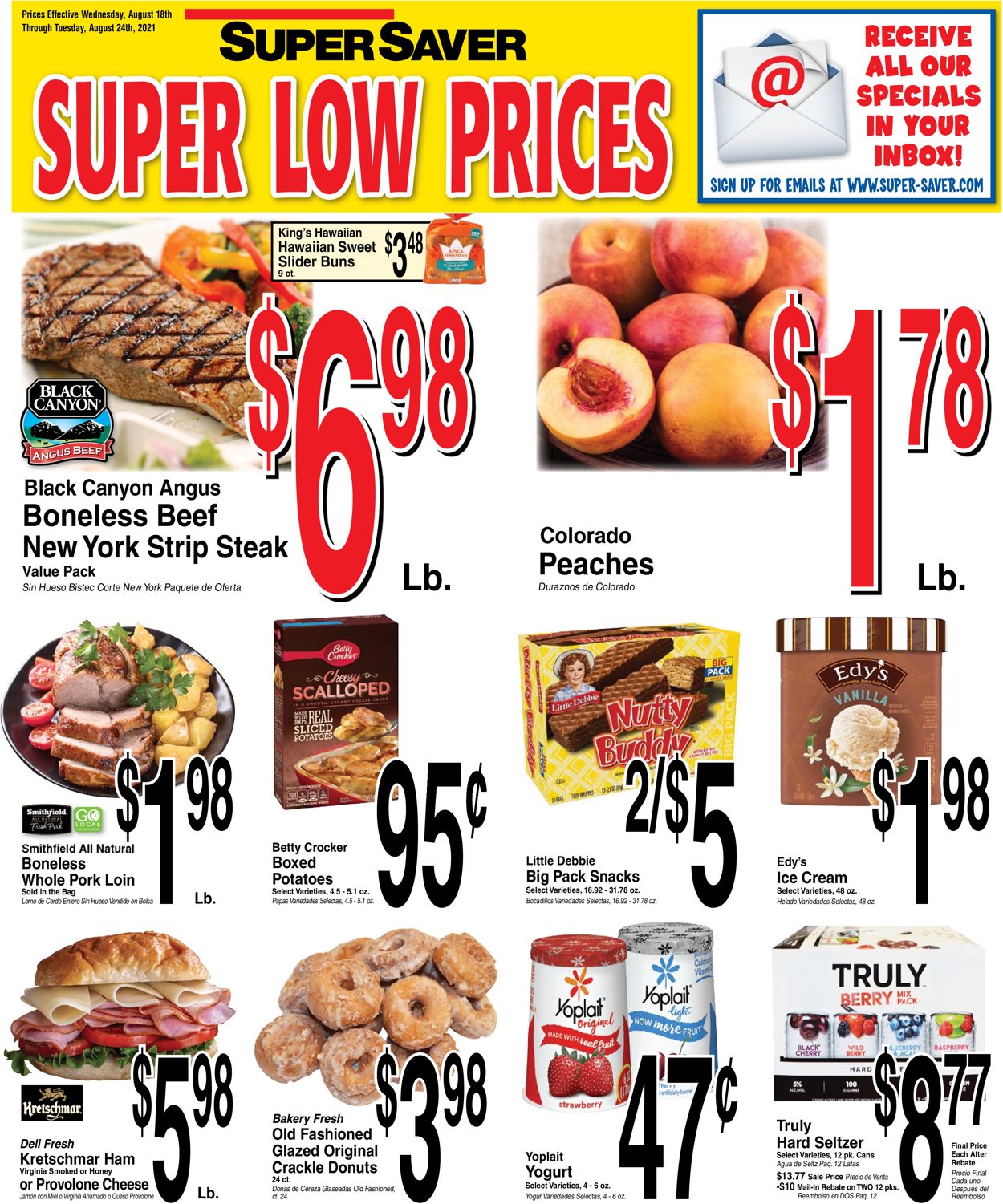 Super Saver Ad from 08/18/2021
