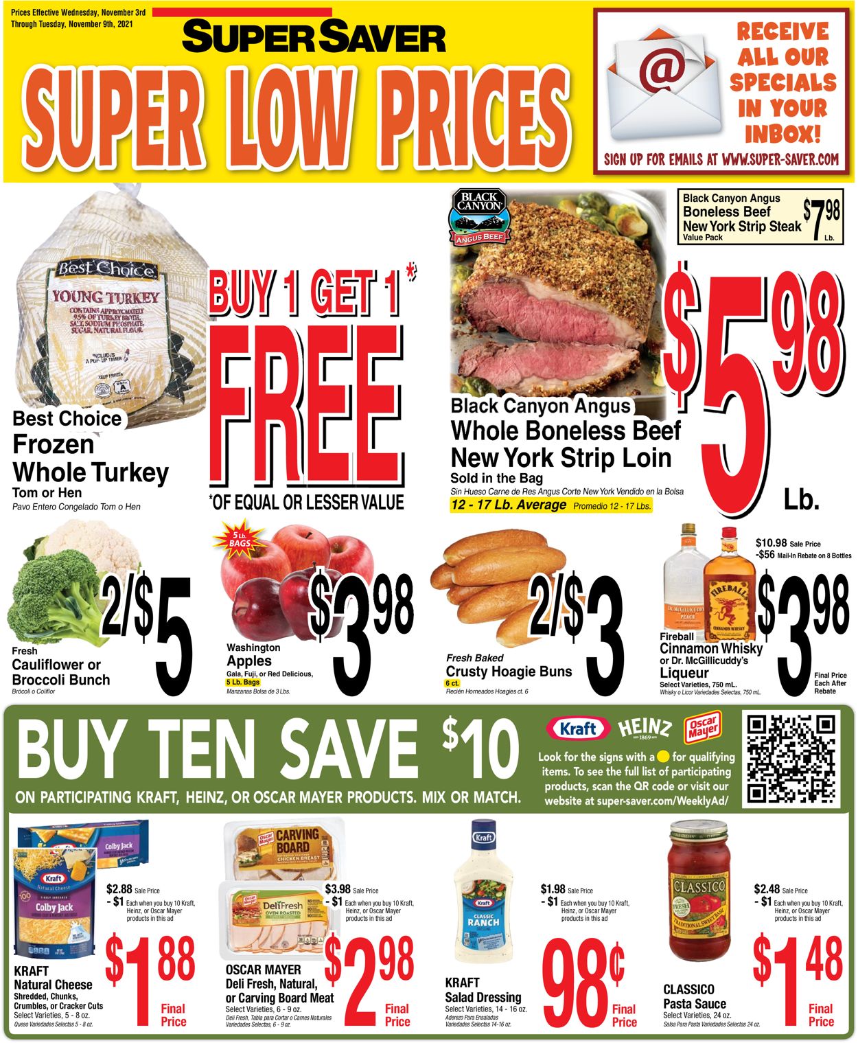 Super Saver Ad from 11/03/2021
