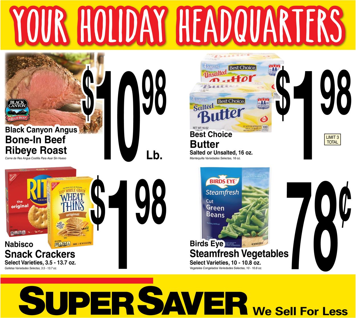 Super Saver Ad from 12/01/2021
