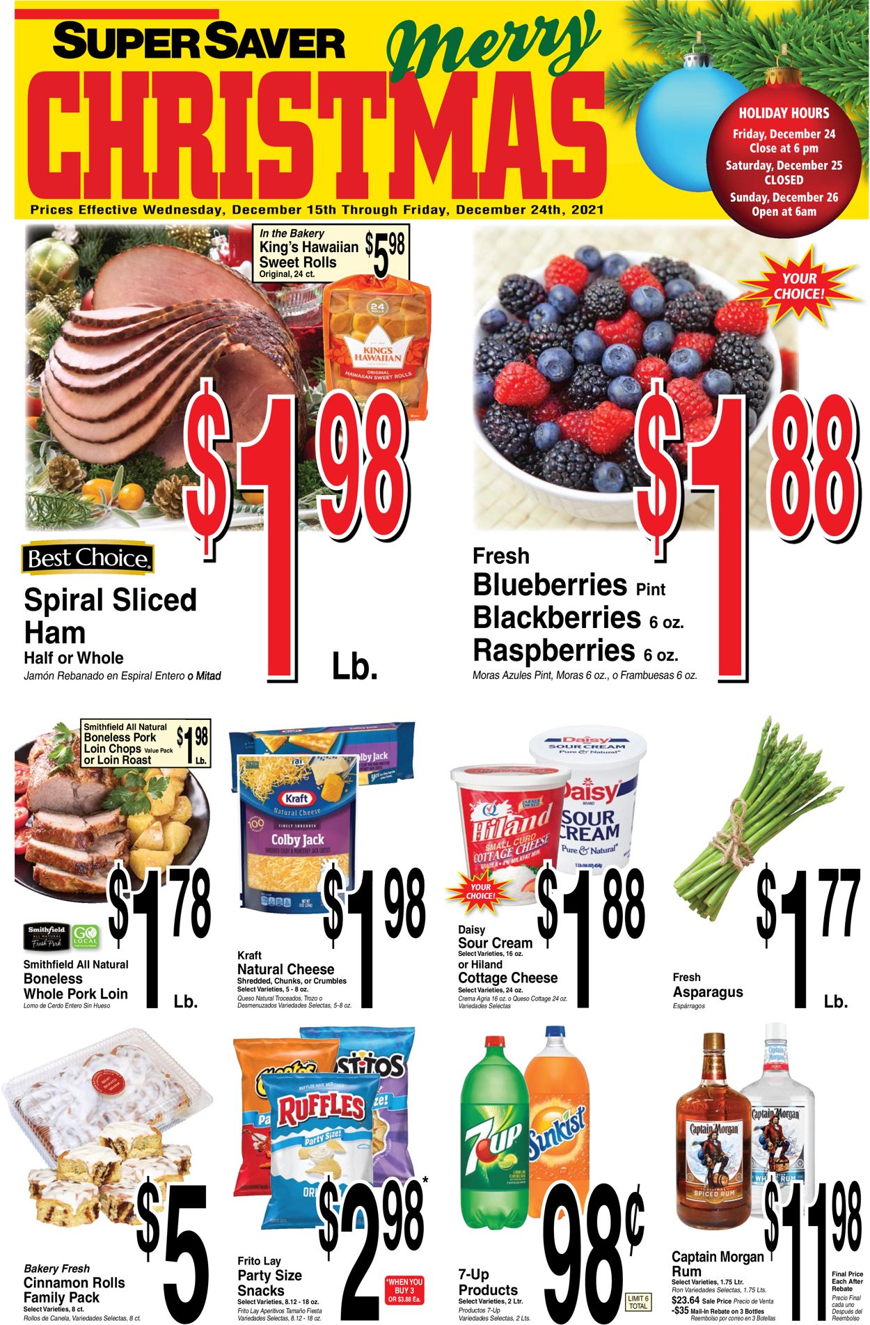 Super Saver Ad from 12/15/2021