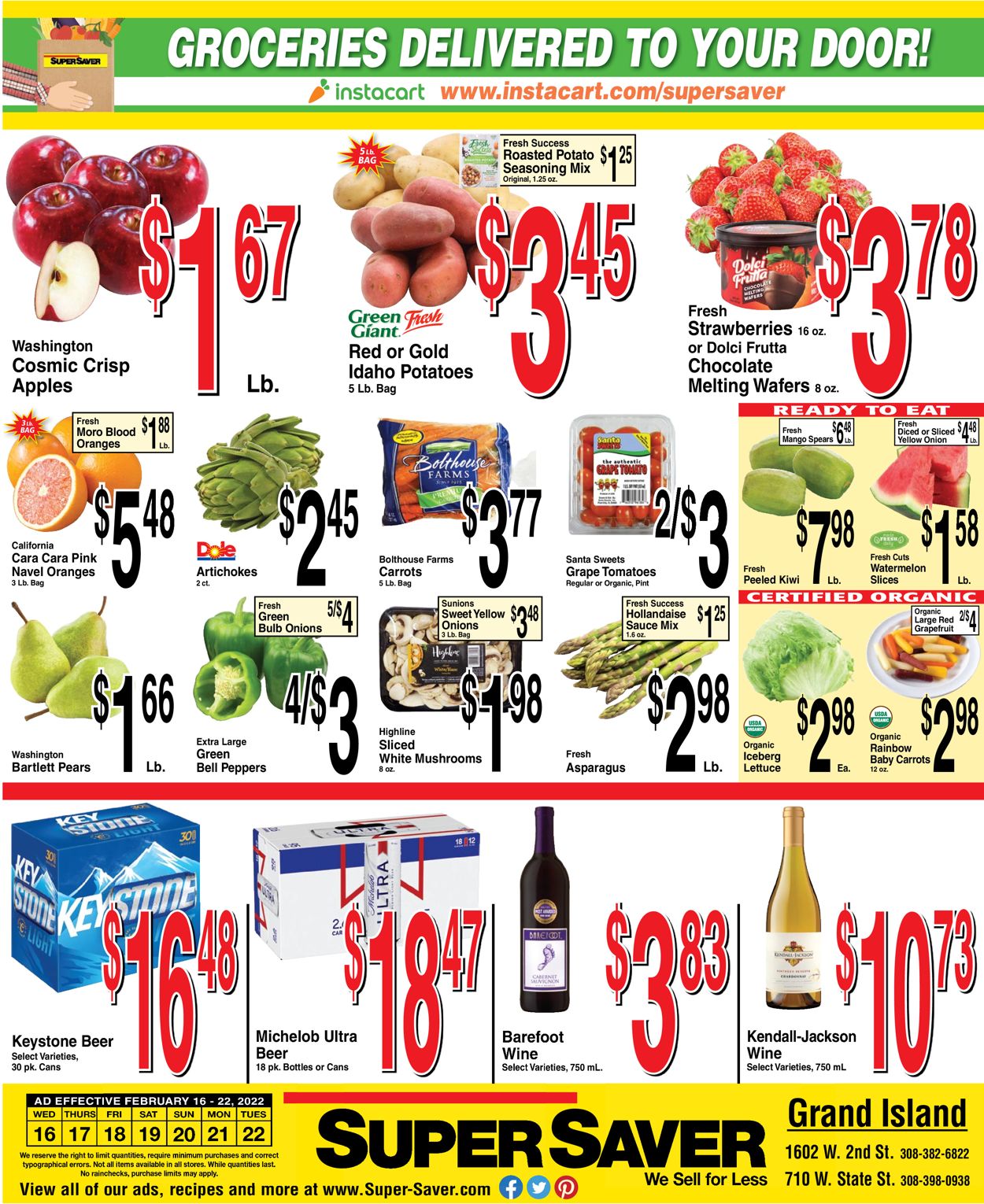 Super Saver Ad from 02/16/2022