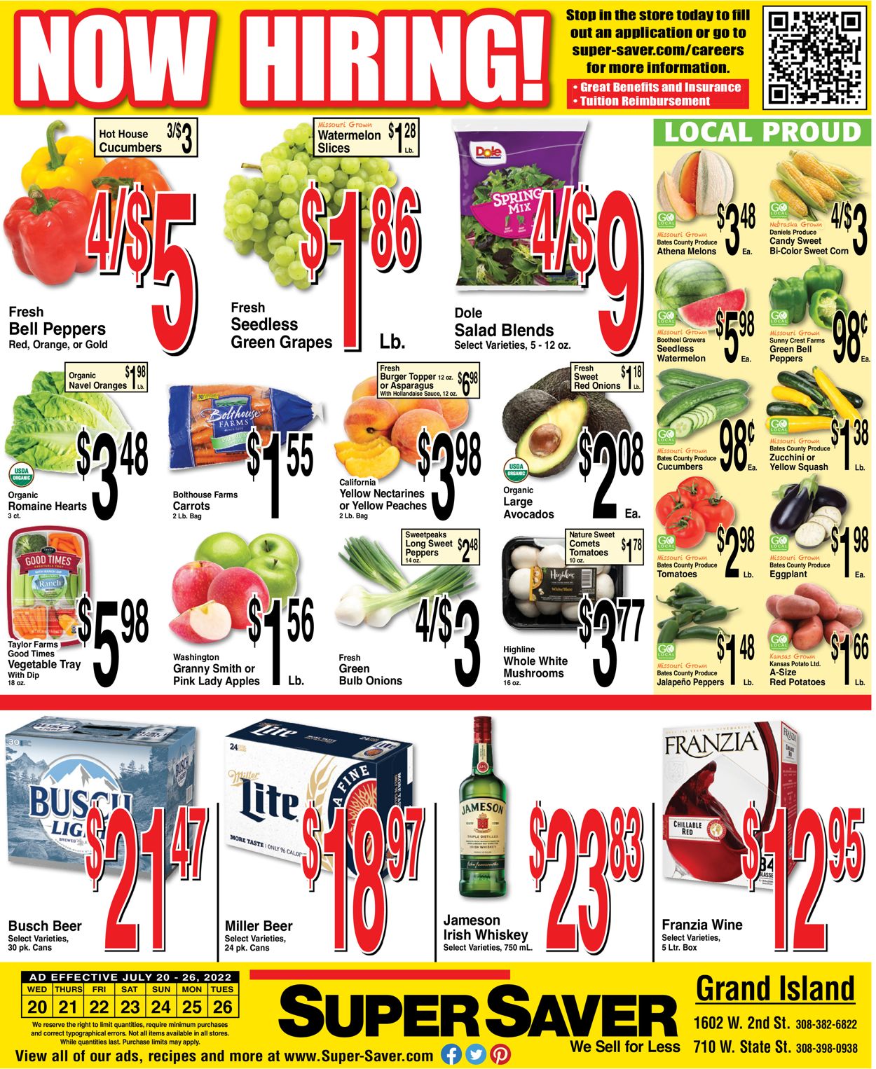 Super Saver Ad from 07/20/2022
