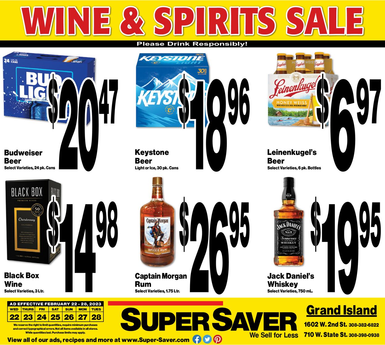 Super Saver Ad from 02/22/2023