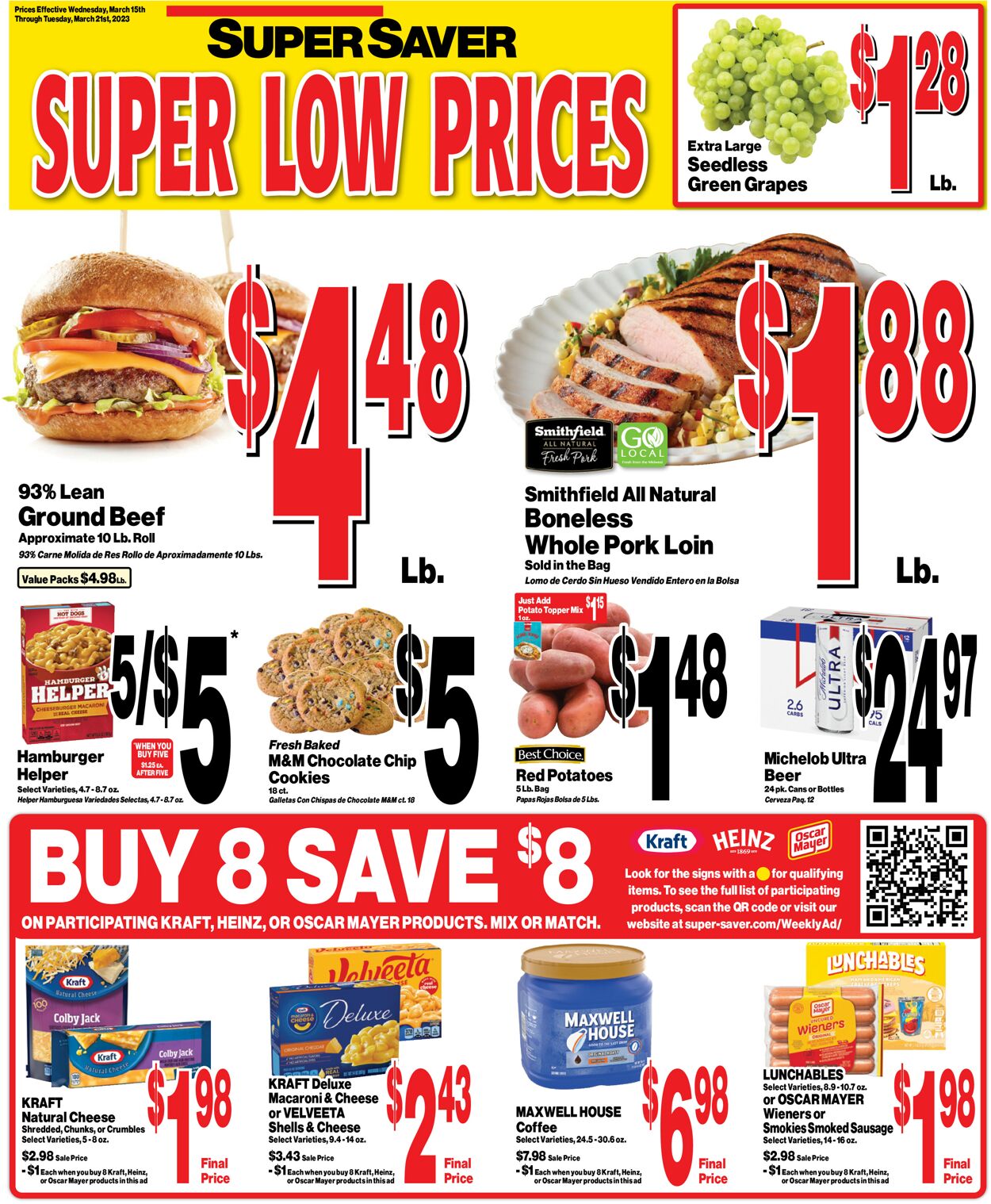 Super Saver Ad from 03/15/2023