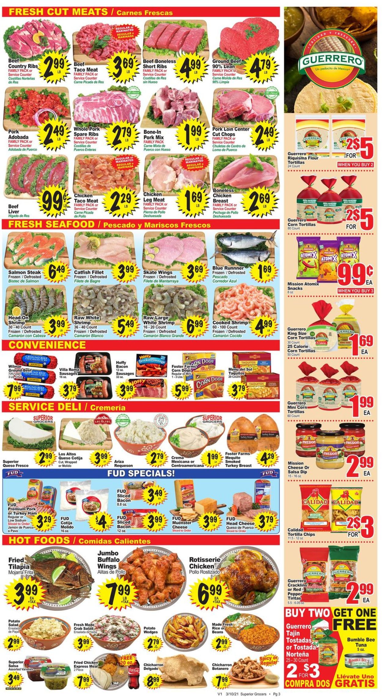 Superior Grocers Ad from 03/10/2021