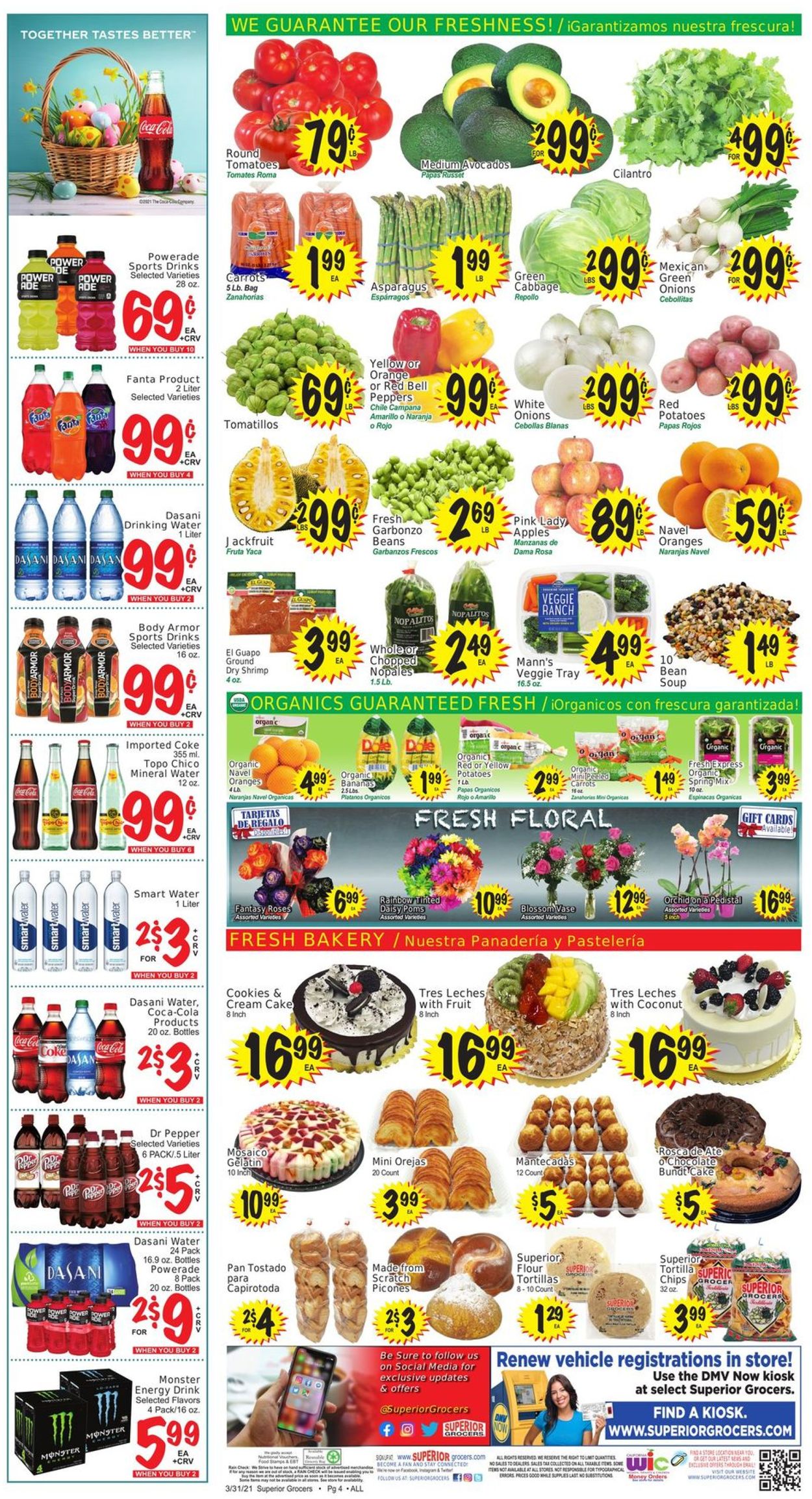 Superior Grocers Ad from 03/31/2021