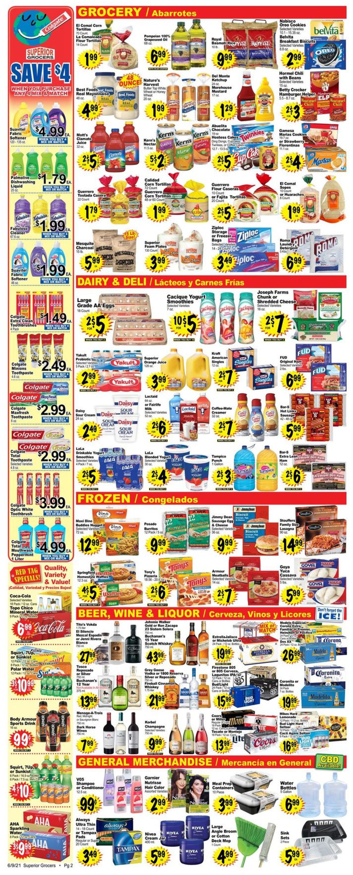 Superior Grocers Ad from 06/09/2021
