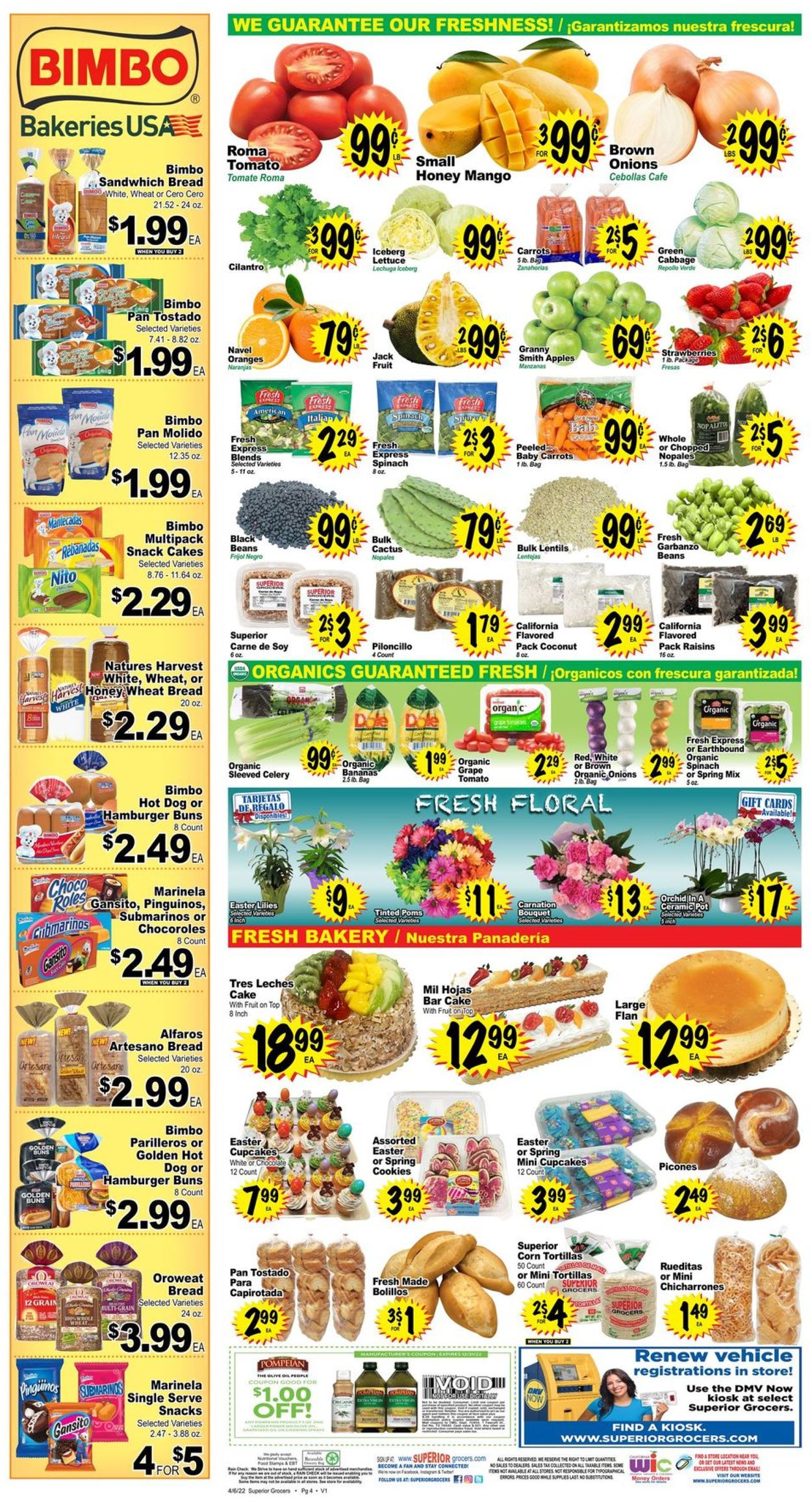Superior Grocers Ad from 04/06/2022