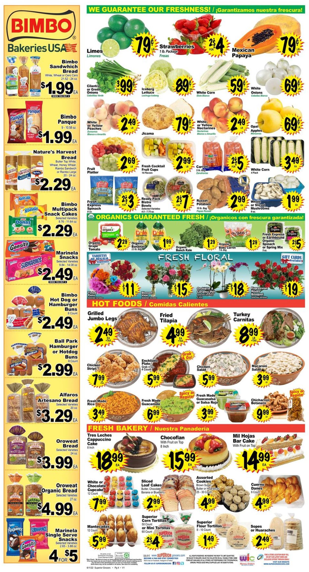 Superior Grocers Ad from 06/01/2022