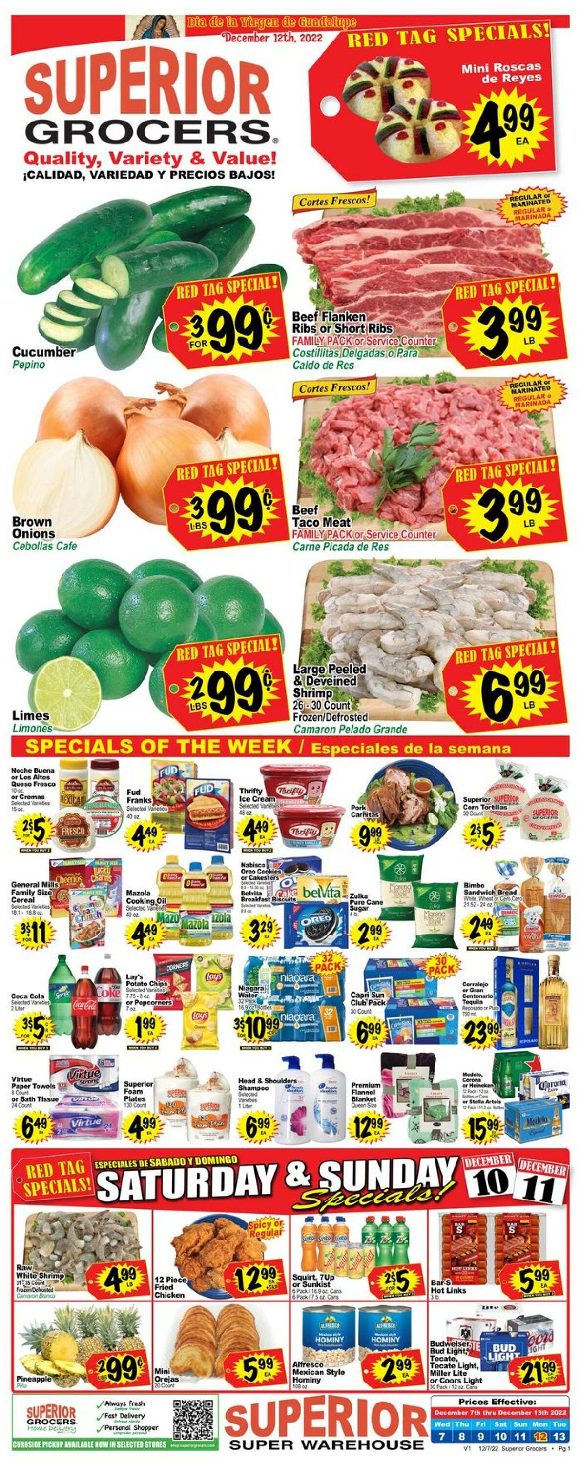 Superior Grocers Current weekly ad 12/07 - 12/13/2022