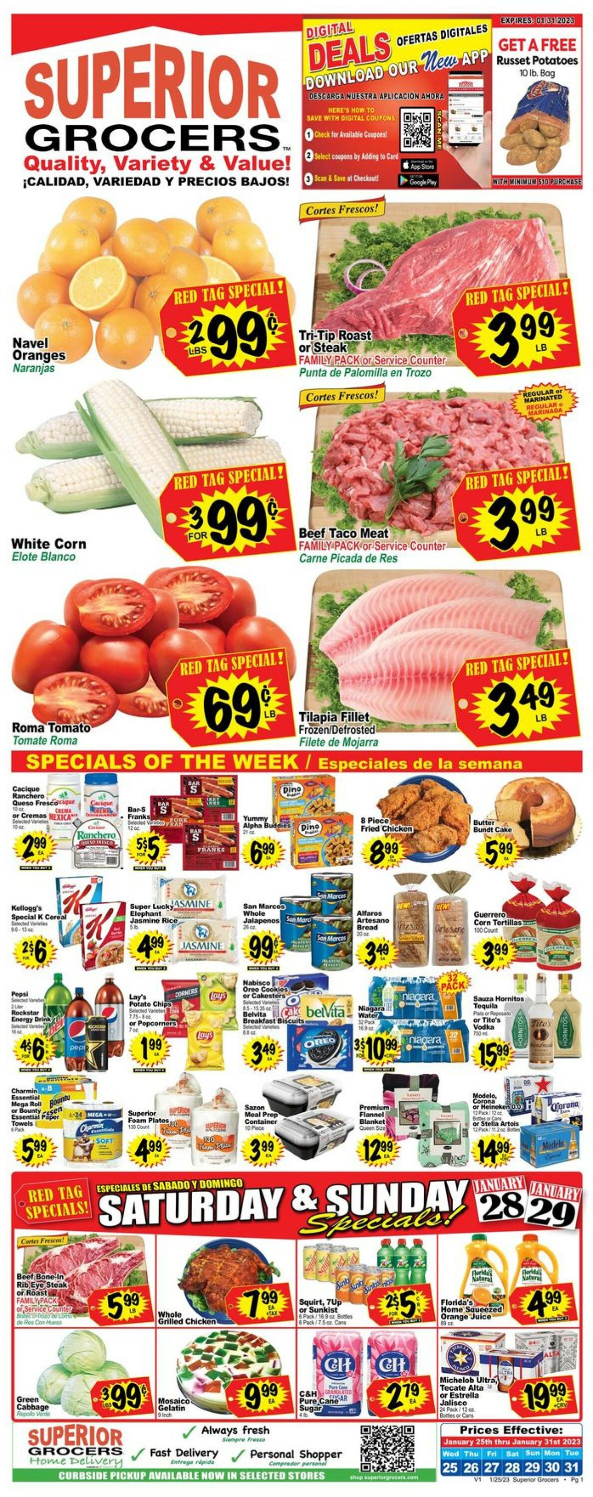 Superior Grocers Current weekly ad 01/25 - 01/31/2023