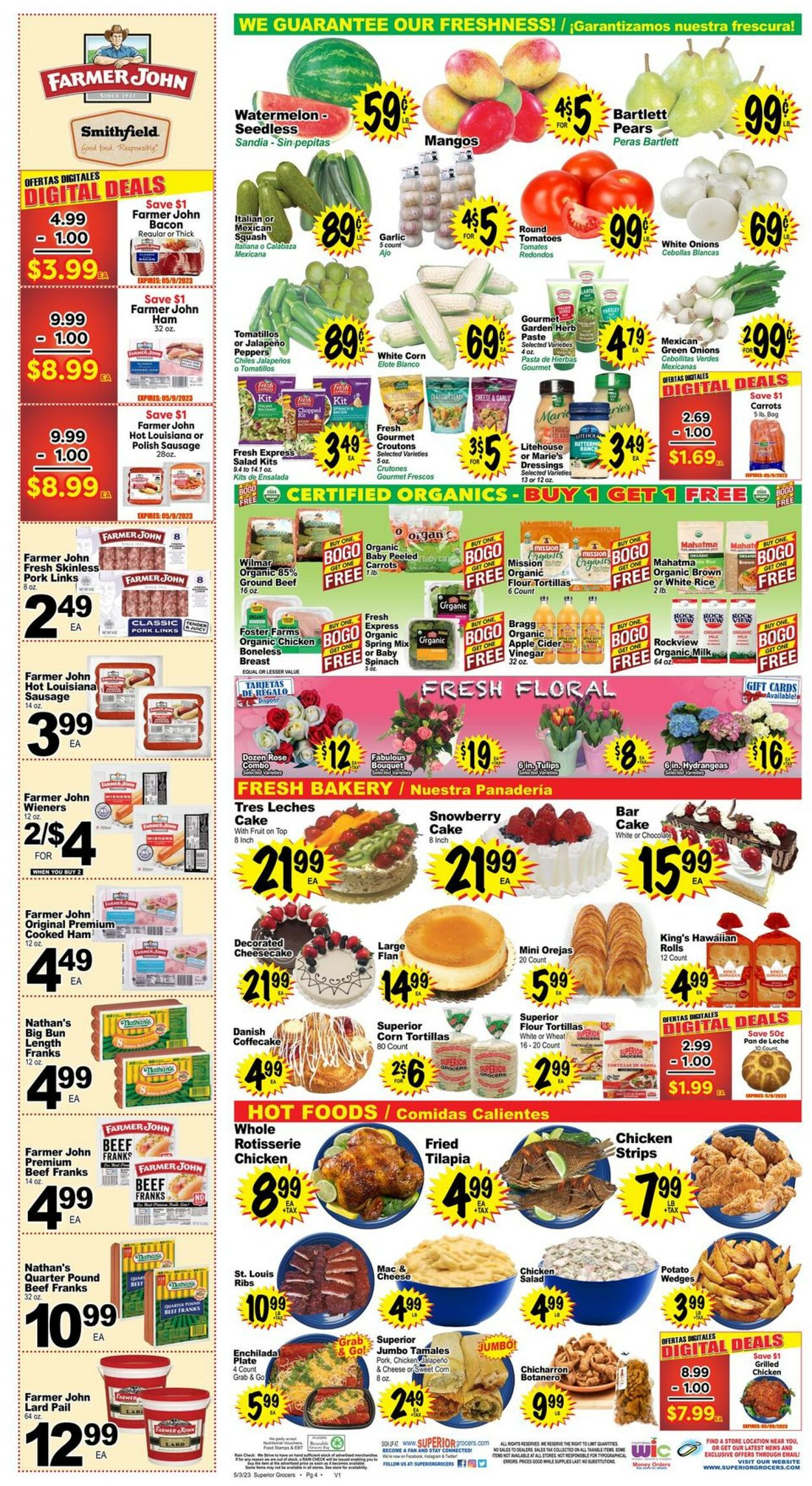 Superior Grocers Ad from 05/03/2023