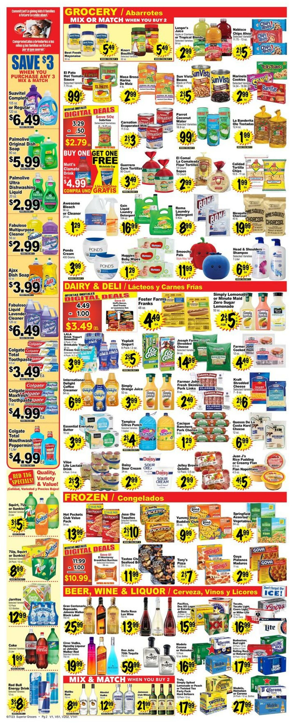 Superior Grocers Ad from 06/07/2023