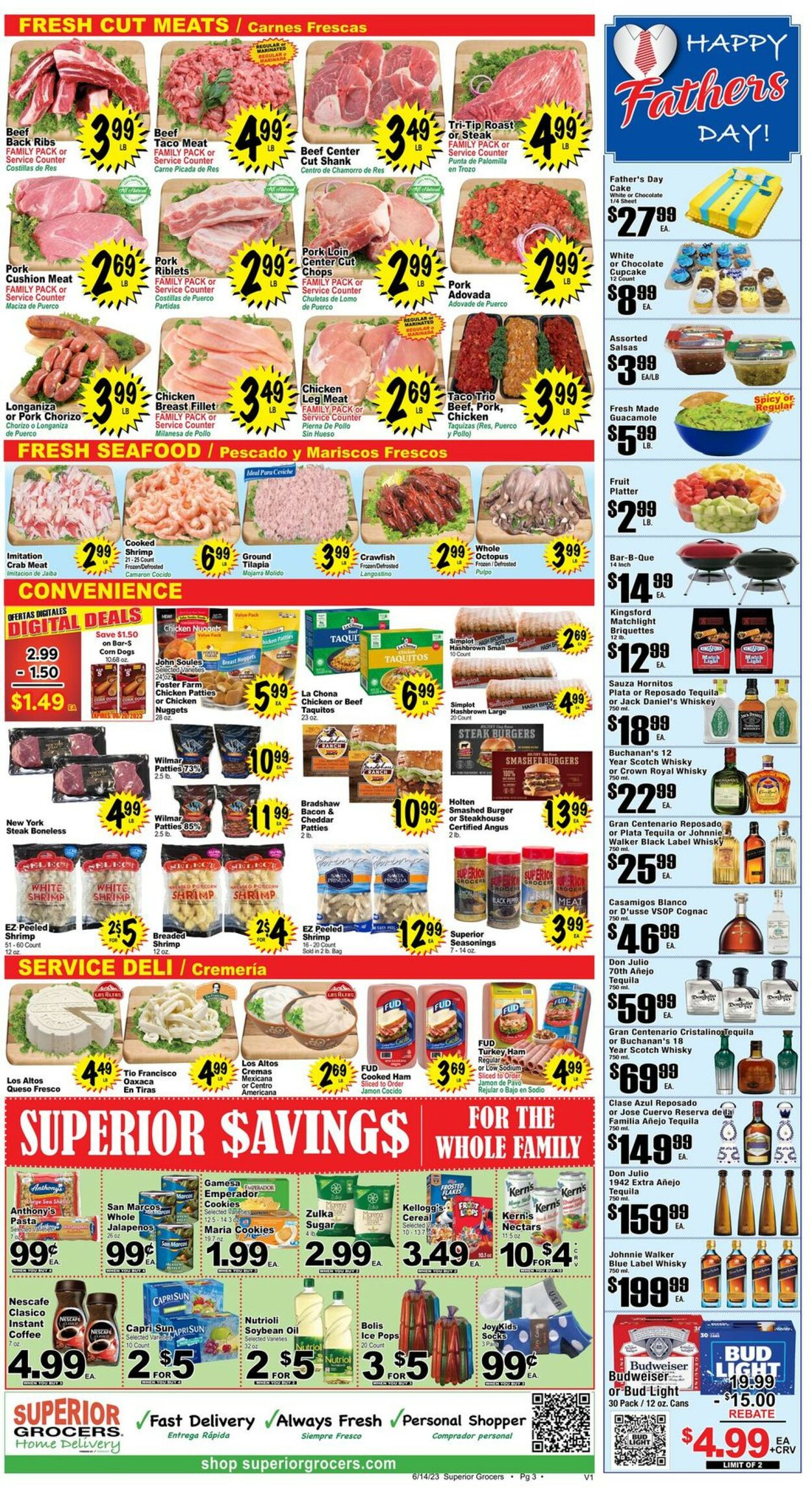 Superior Grocers Ad from 06/14/2023