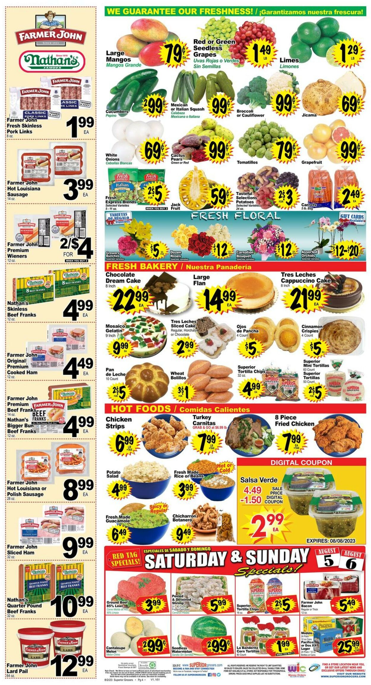 Superior Grocers Ad from 08/02/2023