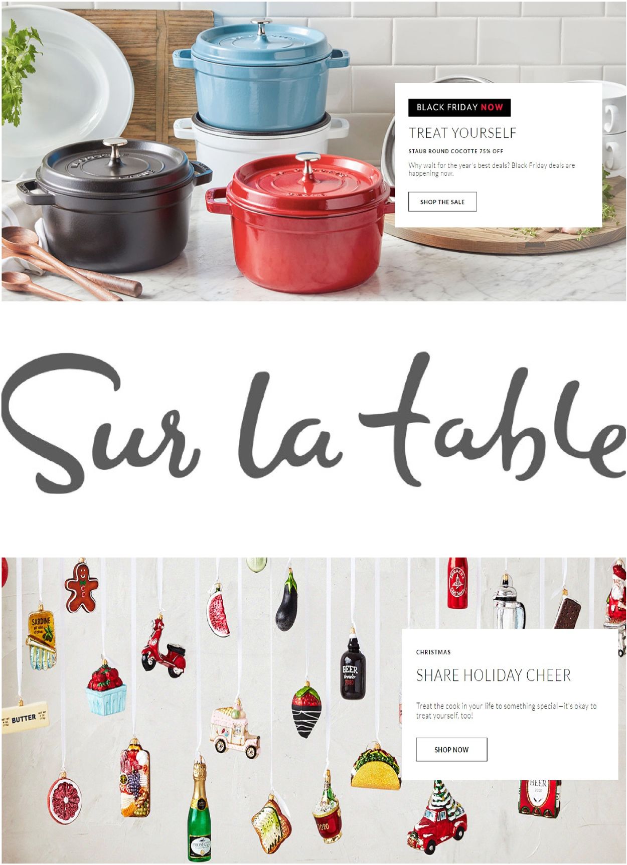 Sur La Table Ad from 11/26/2020