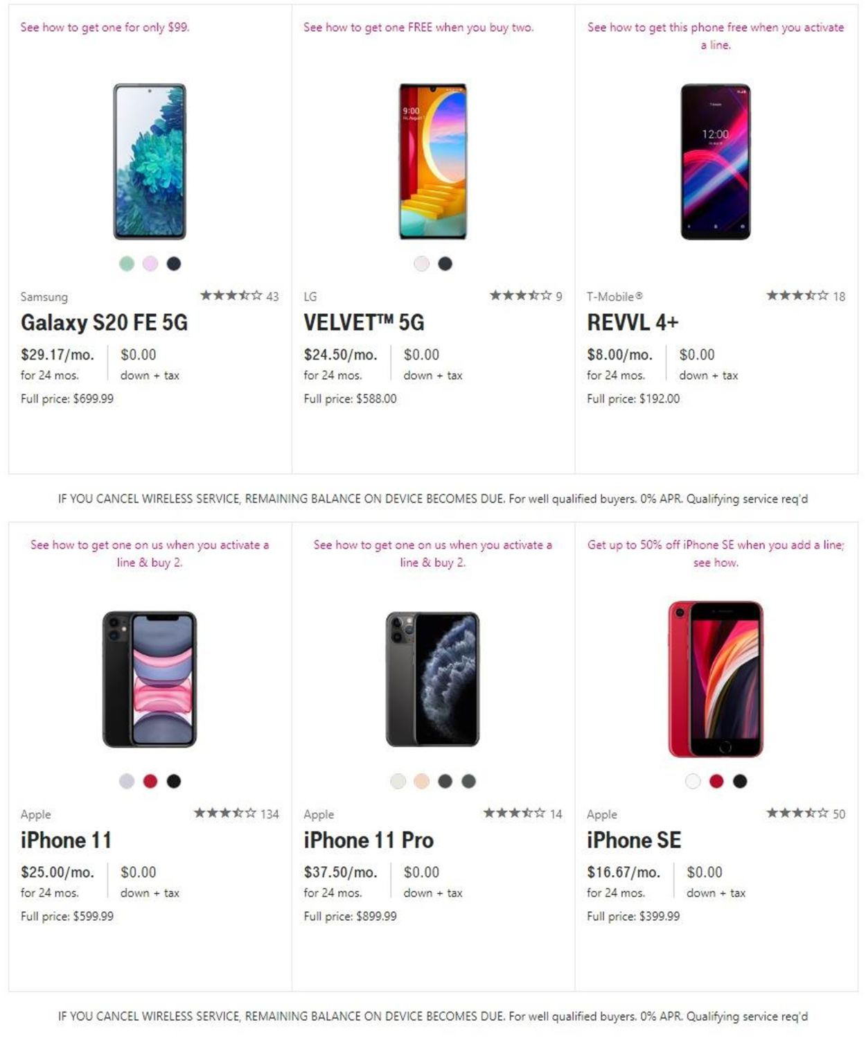 T-Mobile Ad from 11/27/2020