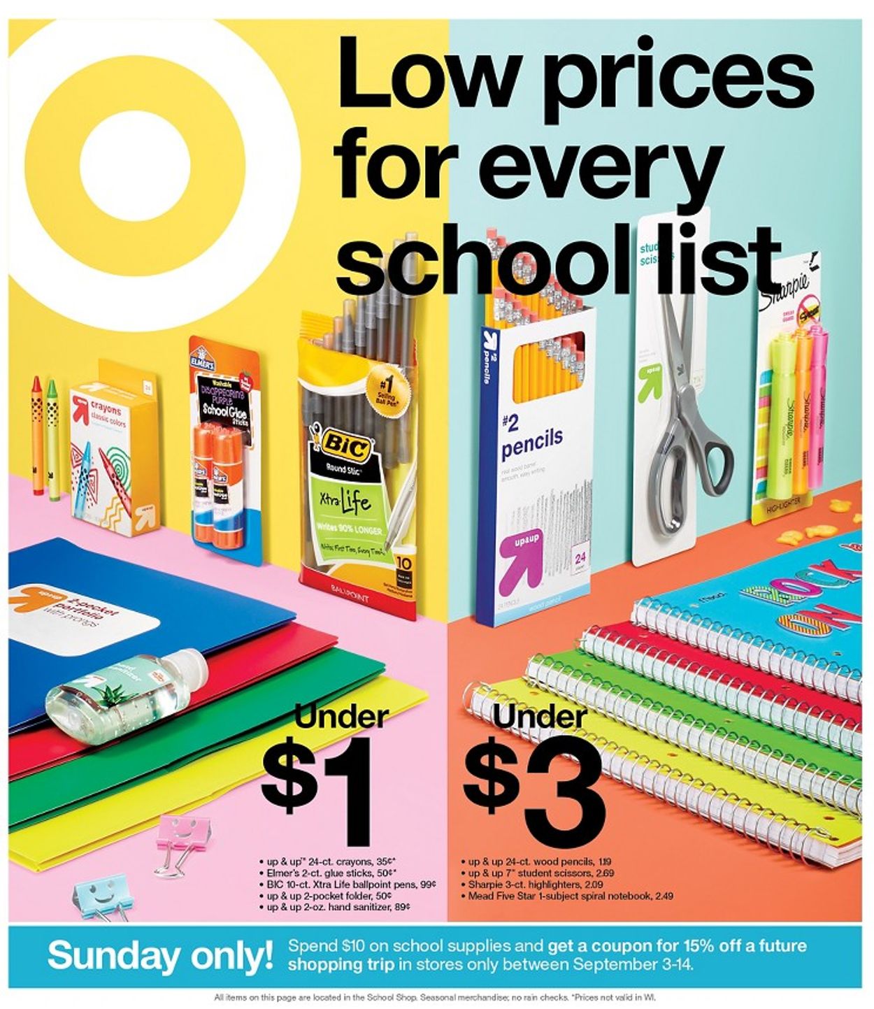 Target Ad from 08/25/2019