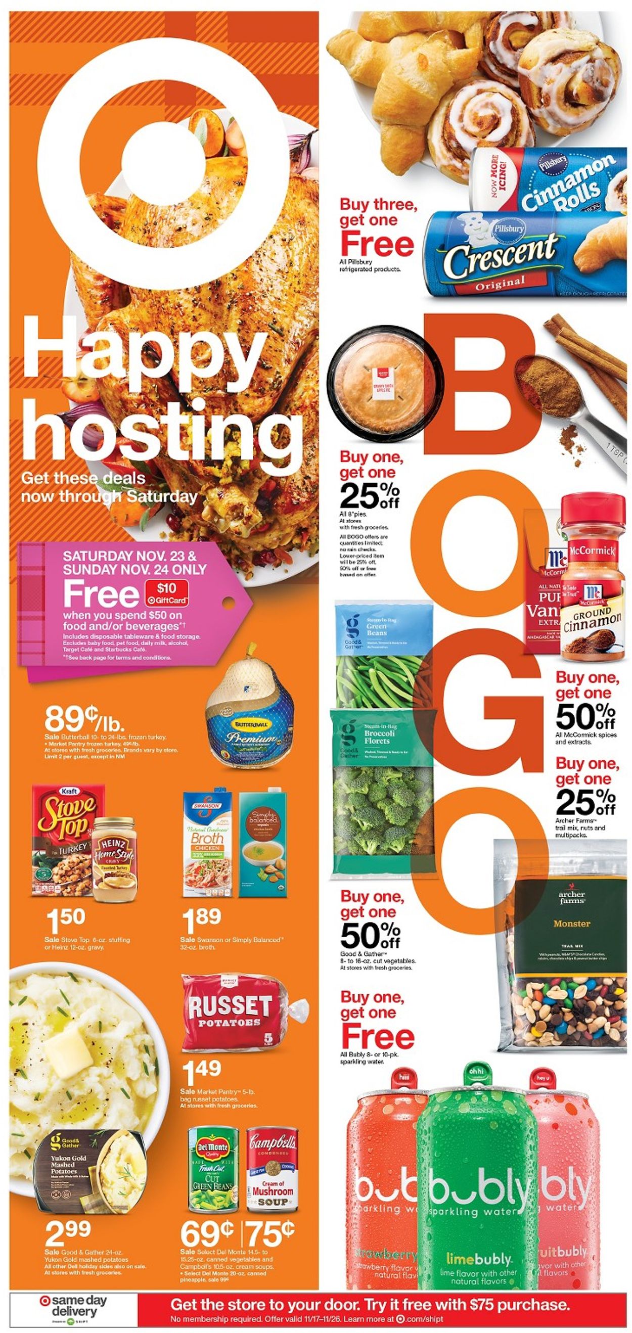 Target Ad from 11/20/2019